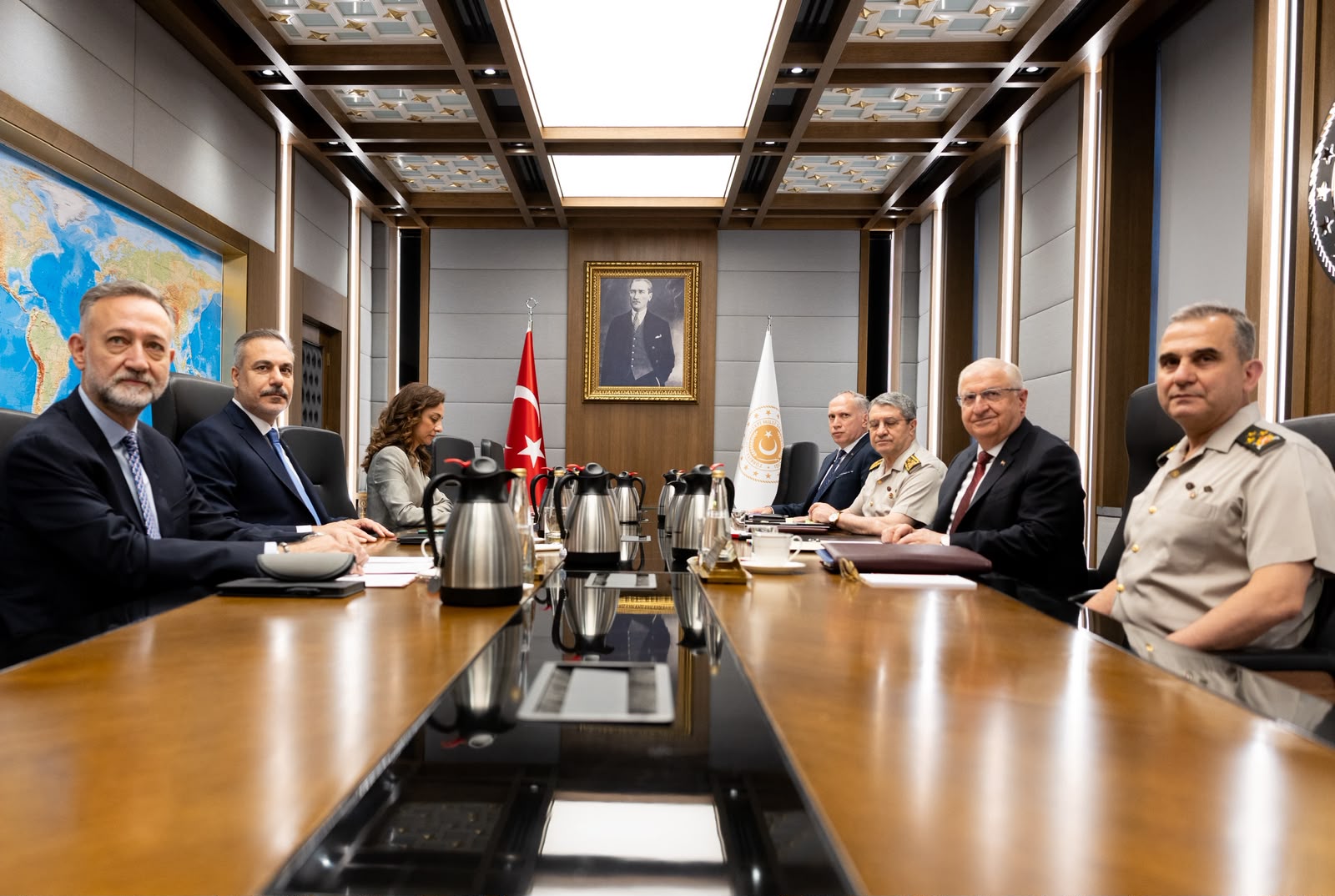 Dışişleri Bakanı Hakan Fidan ve Milli Savunma Bakanı Yaşar Güler