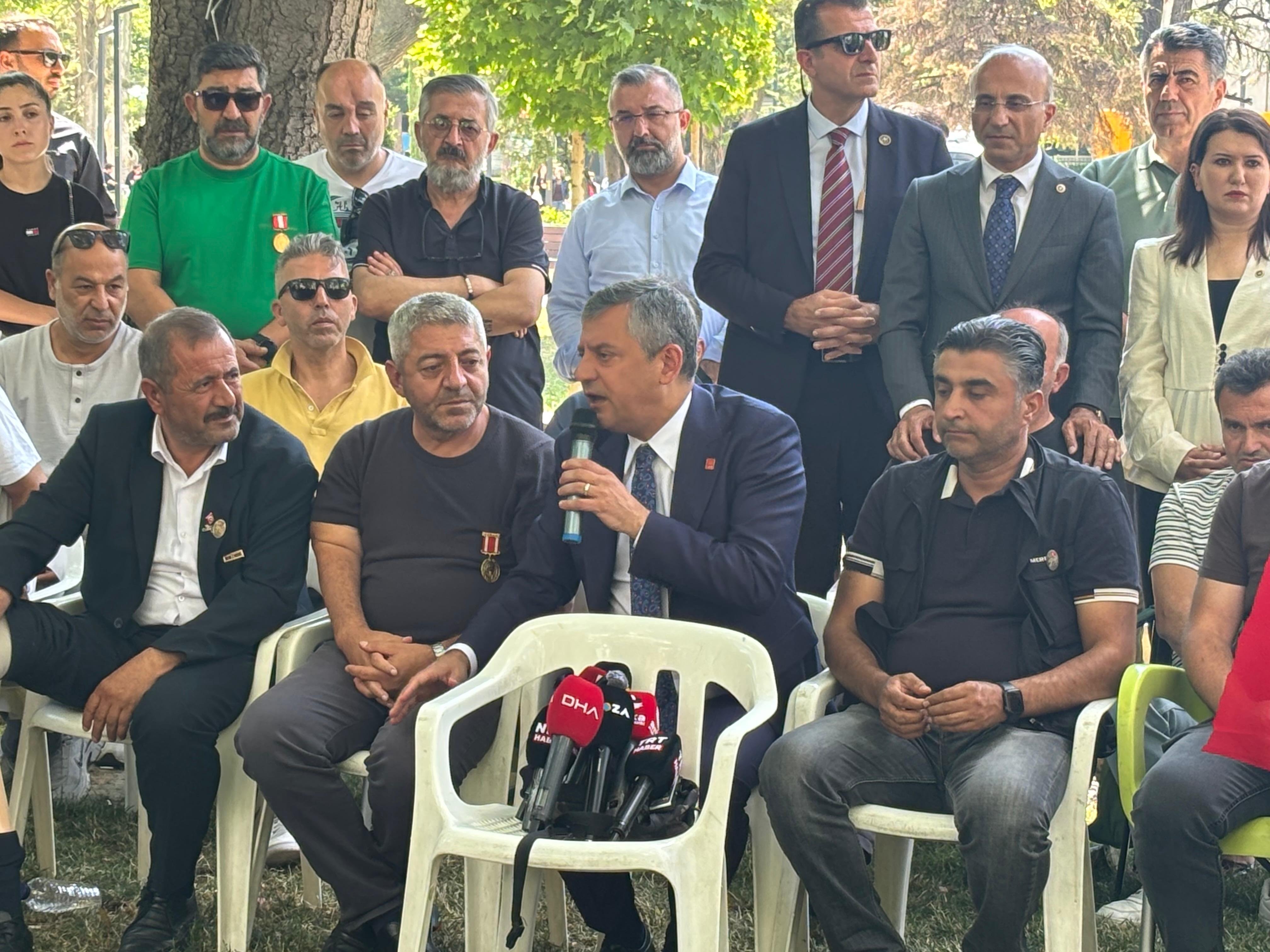 Özgür Özel şehit aileleri ve gazilere sesleniyor.