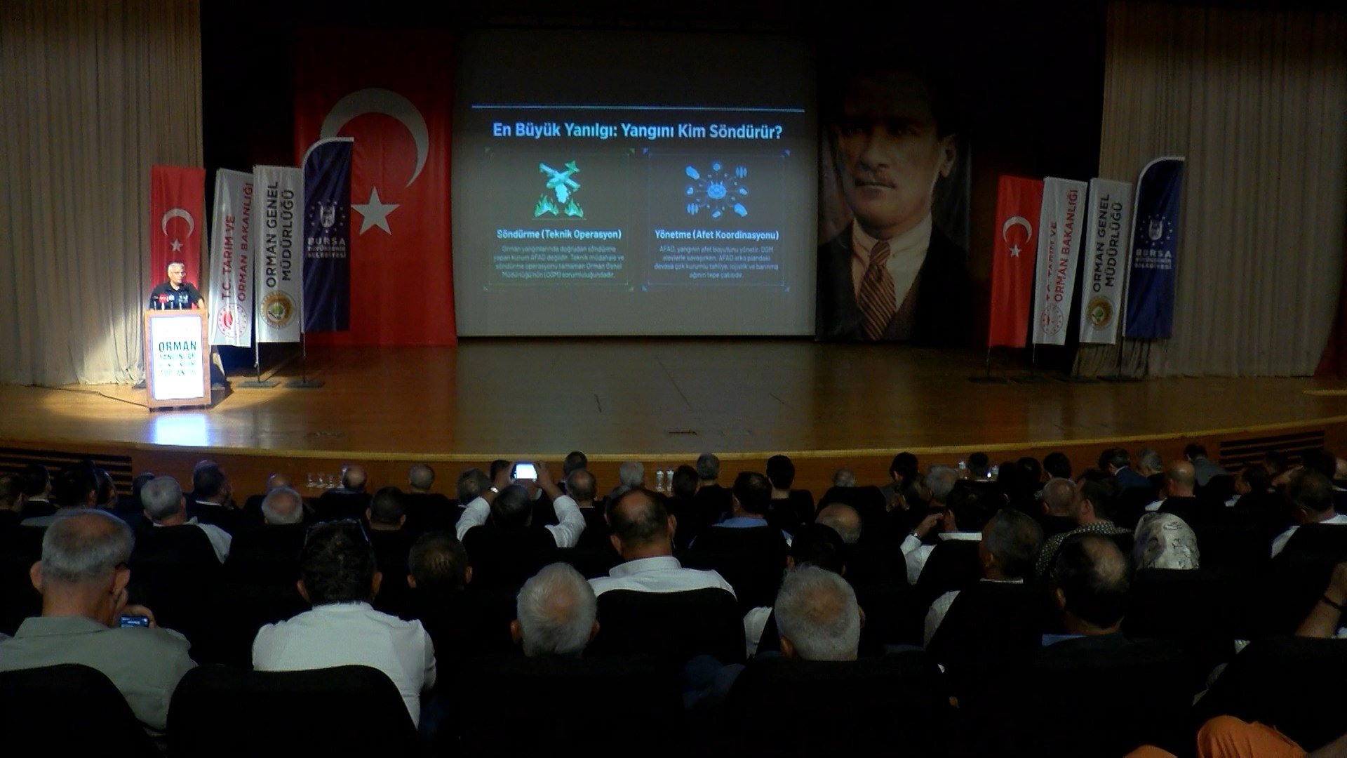 Bekir Karacabey, orman yangınları