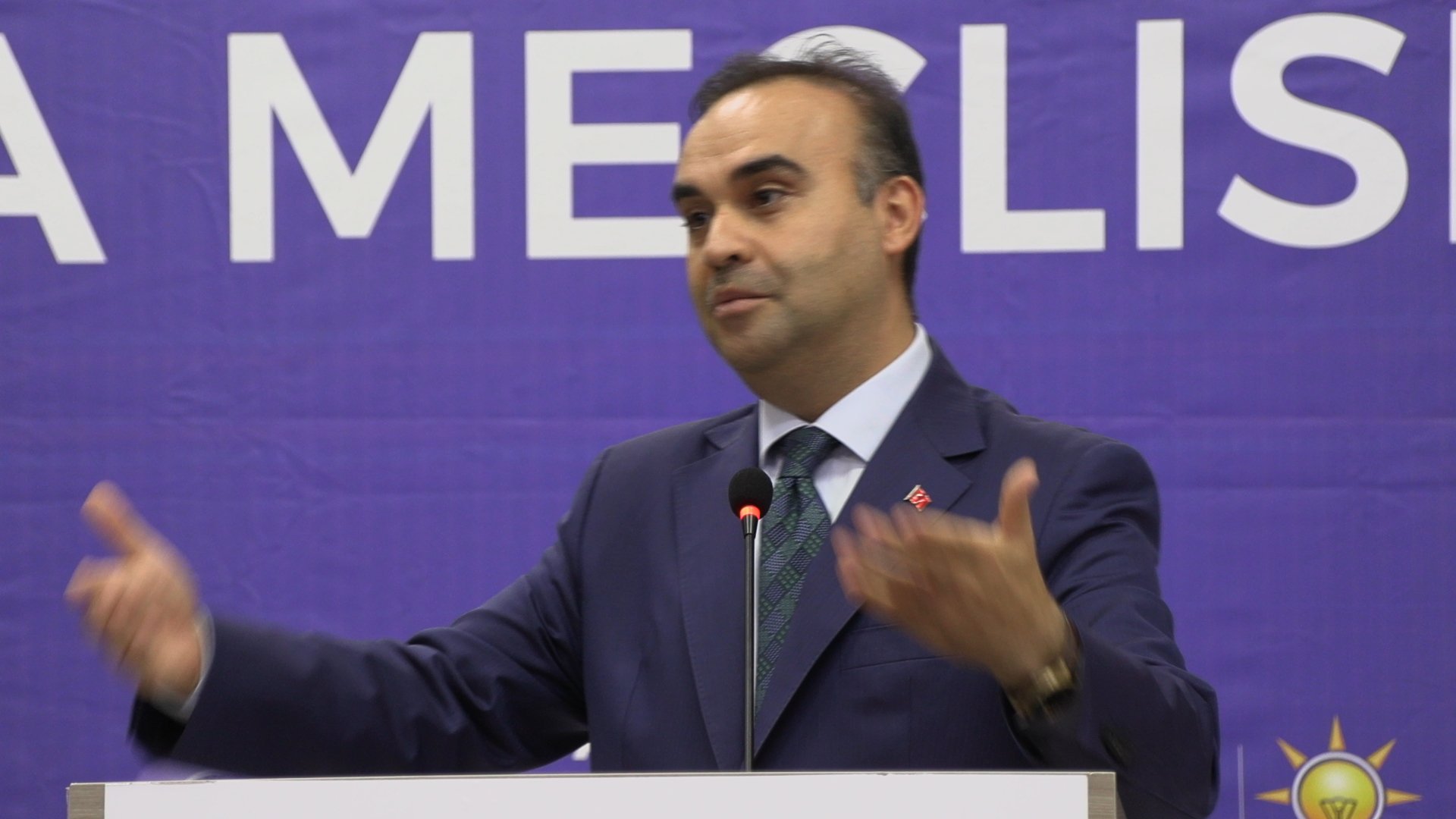 Bakan Mehmet Fatih Kacır Zonguldak'ta konuşuyor