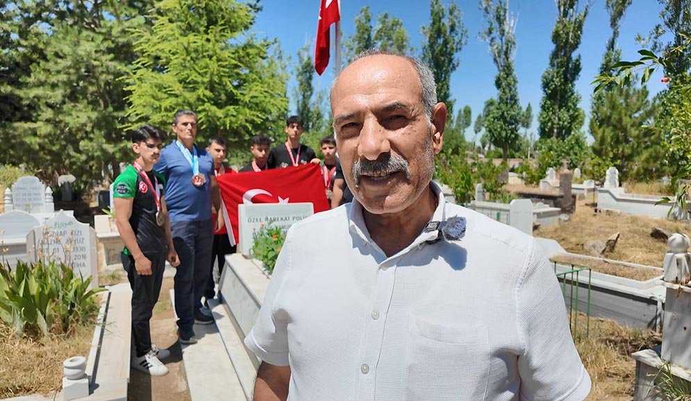 Anma töreninden bir kare