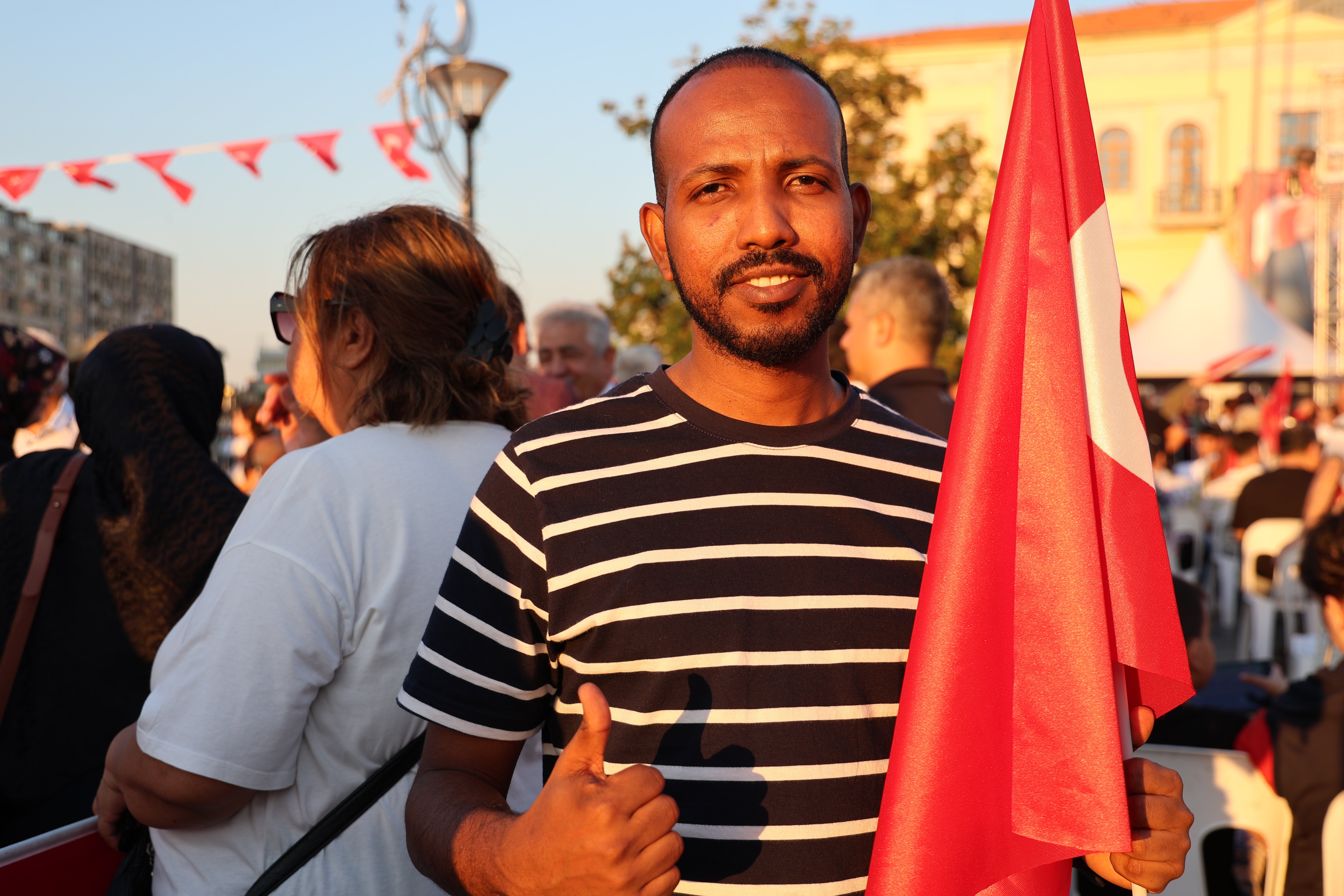 Vali Elban ve protokol 15 Temmuz