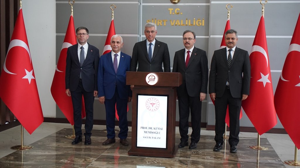 Sağlık Bakanı Kemal Memişoğlu Siirt ziyareti