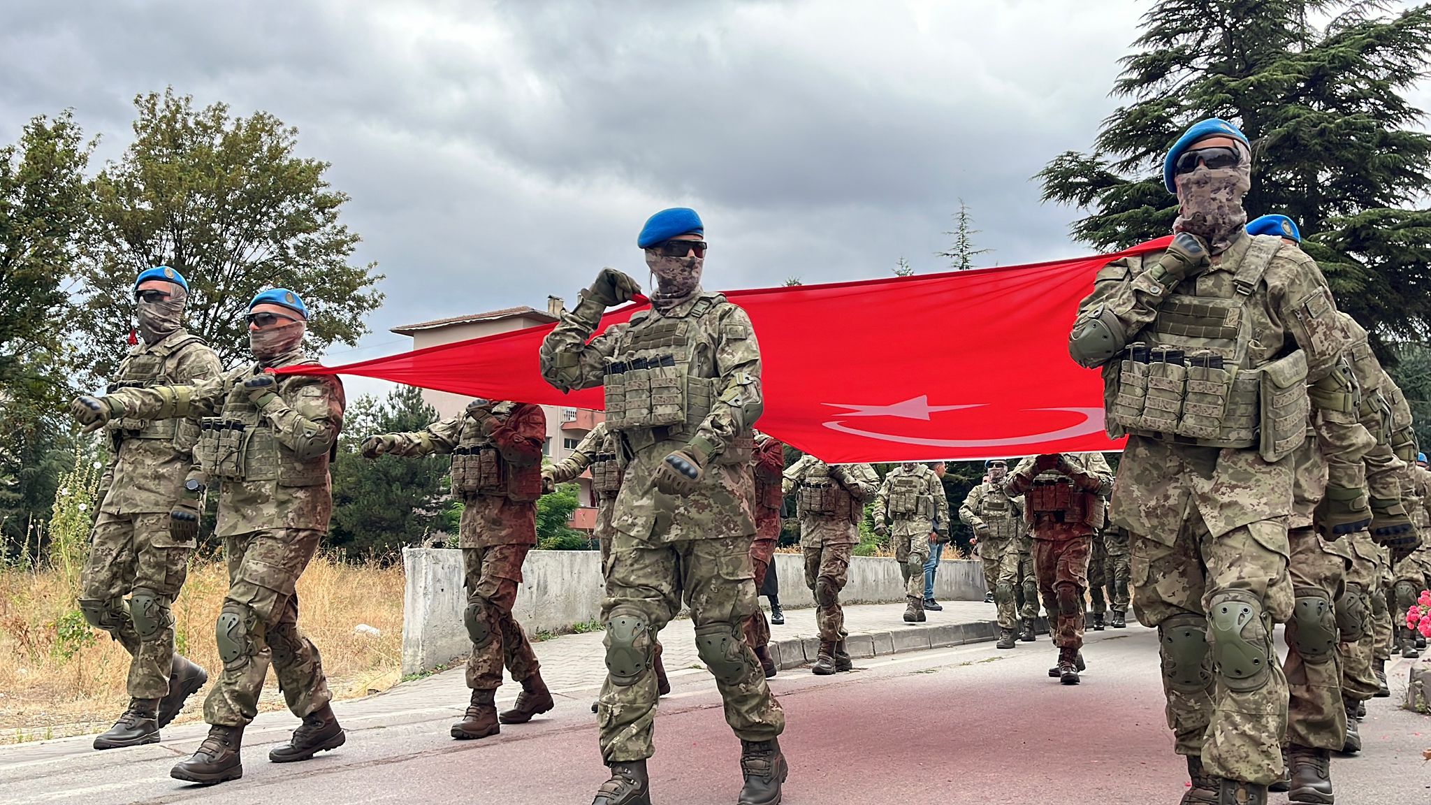 Komandolar yürüyüşü Bolu