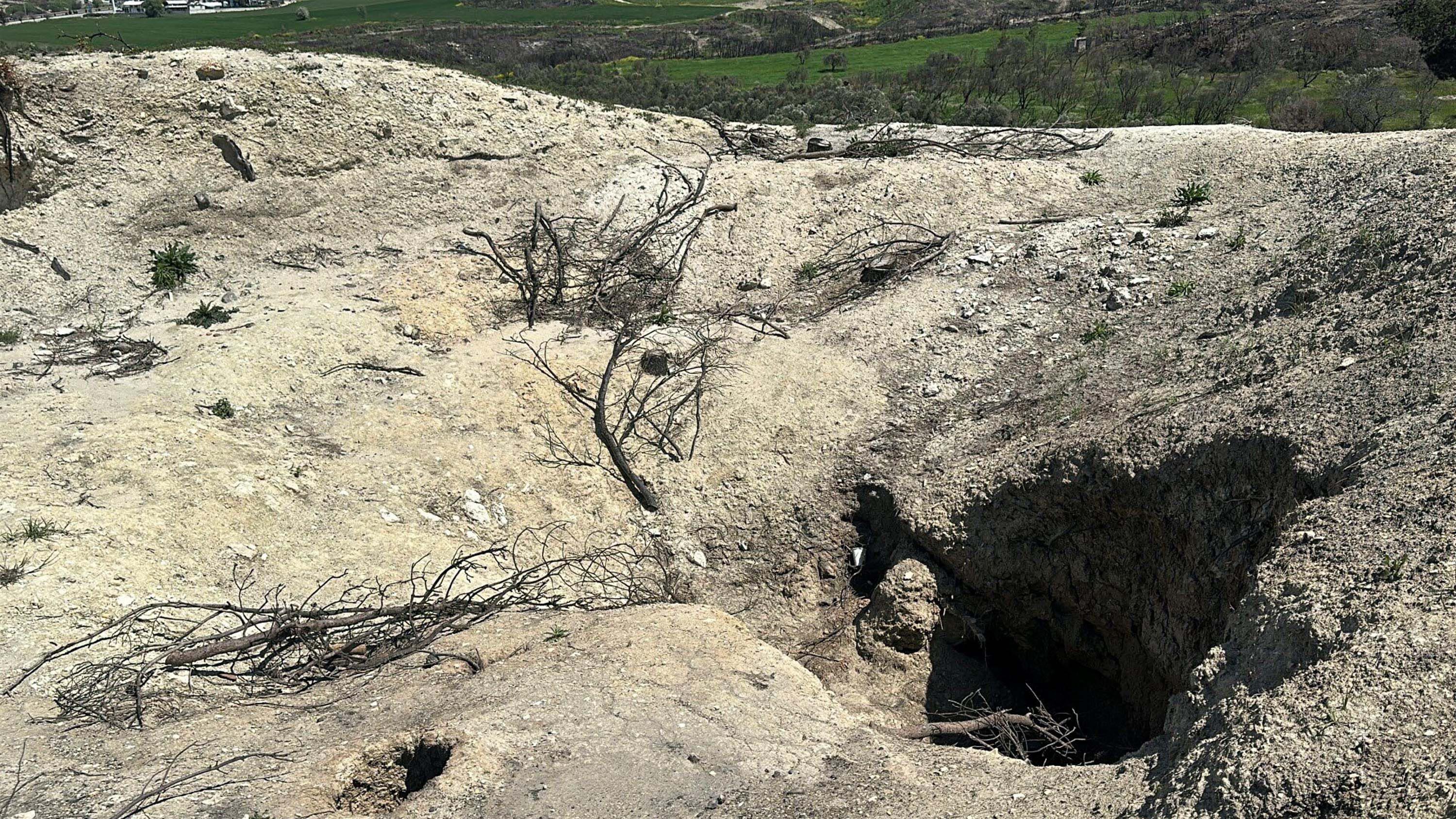 Tümülüste arkeolojik kazı çalışması