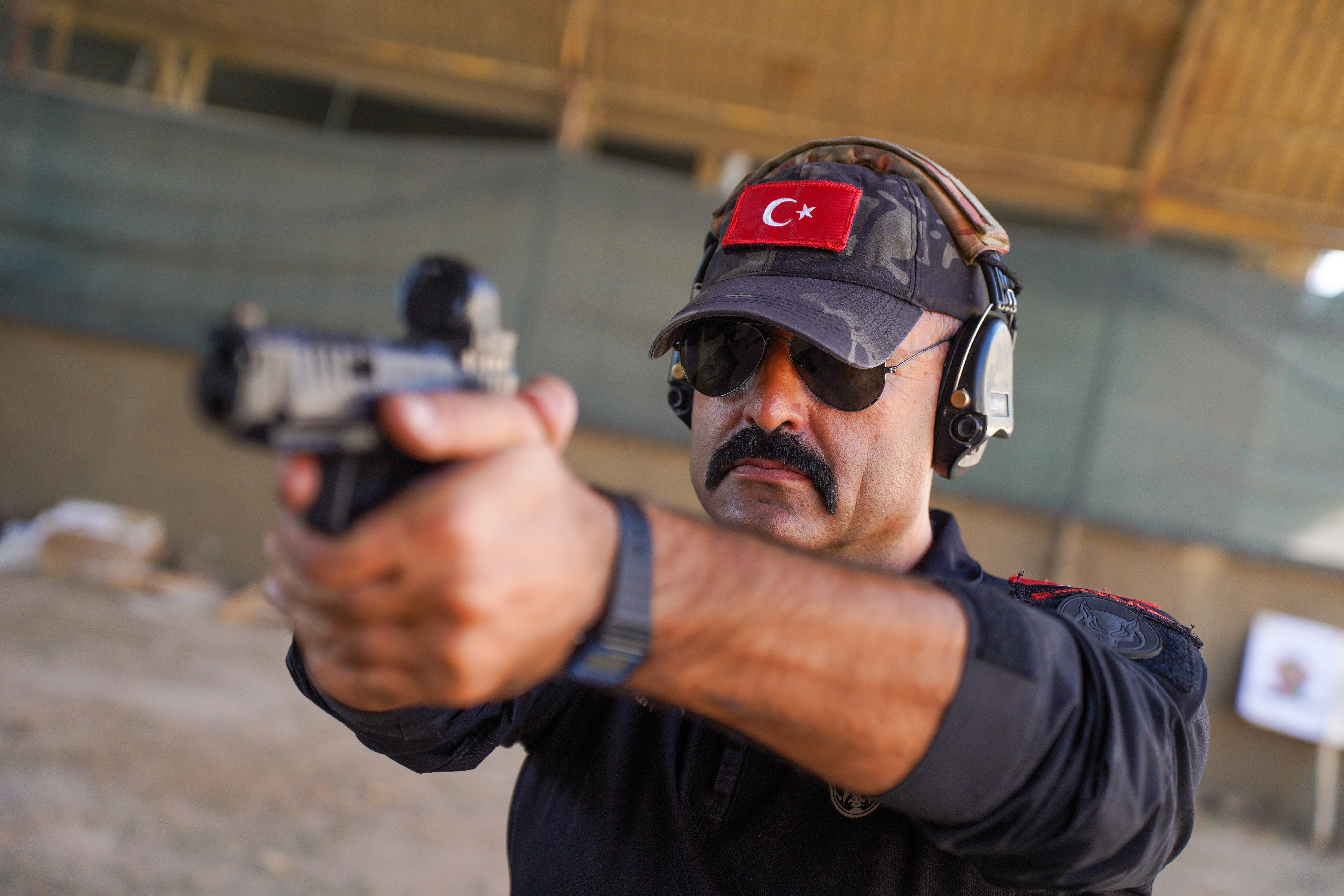 Osman Demirtaşlar atış anı