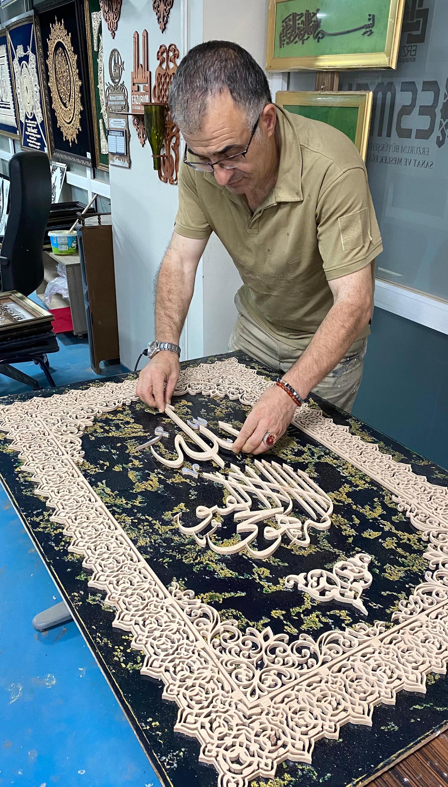 Bülent Yazıcı naht sanatı çalışması