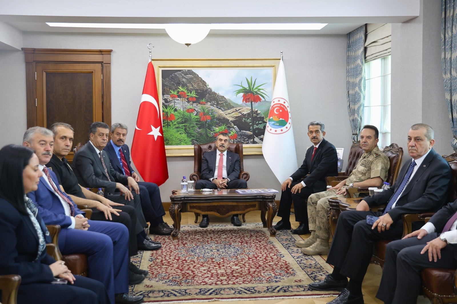 Bakan Tekin, eğitim değerlendirmesi yapıyor