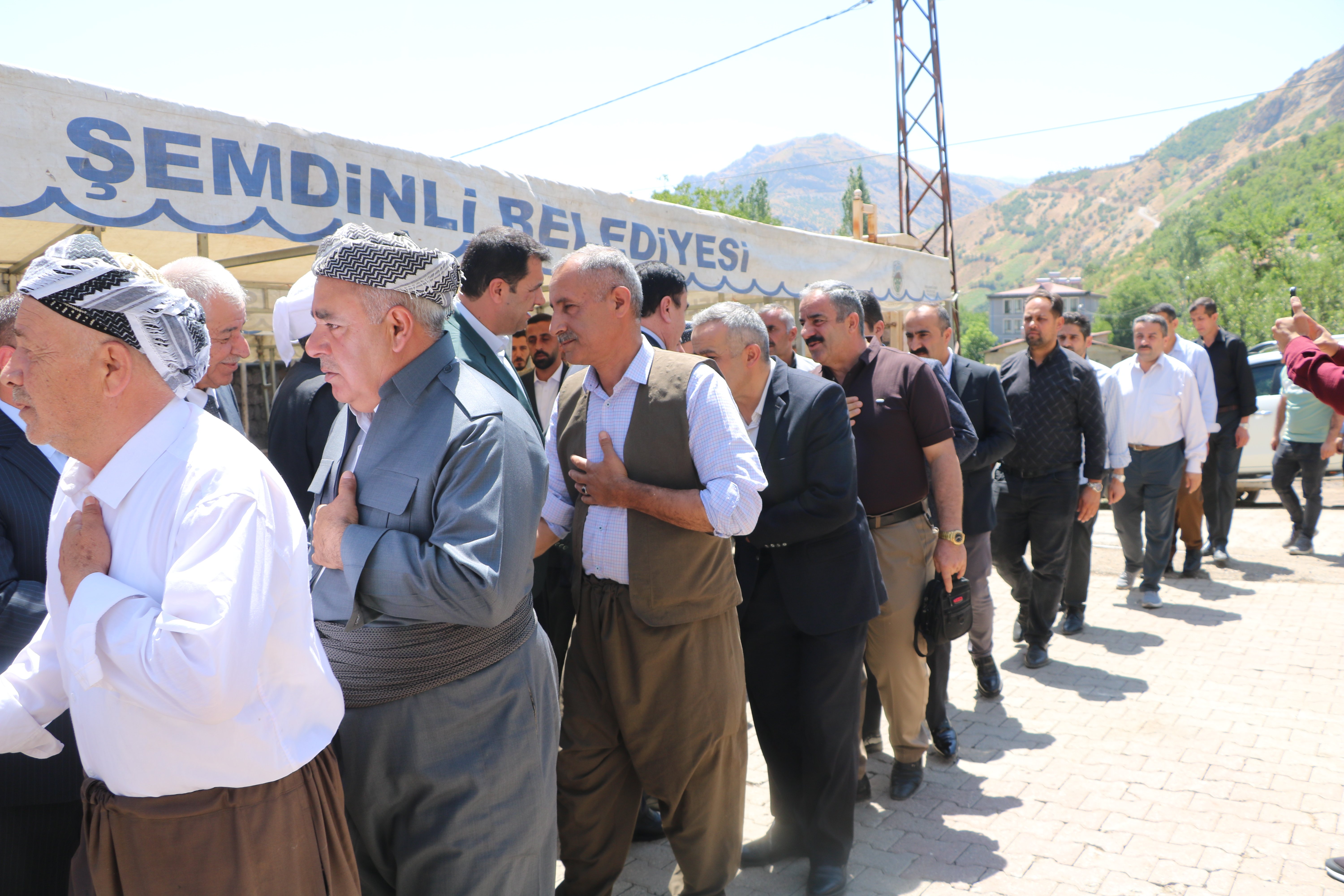 Şemdinli barış töreni