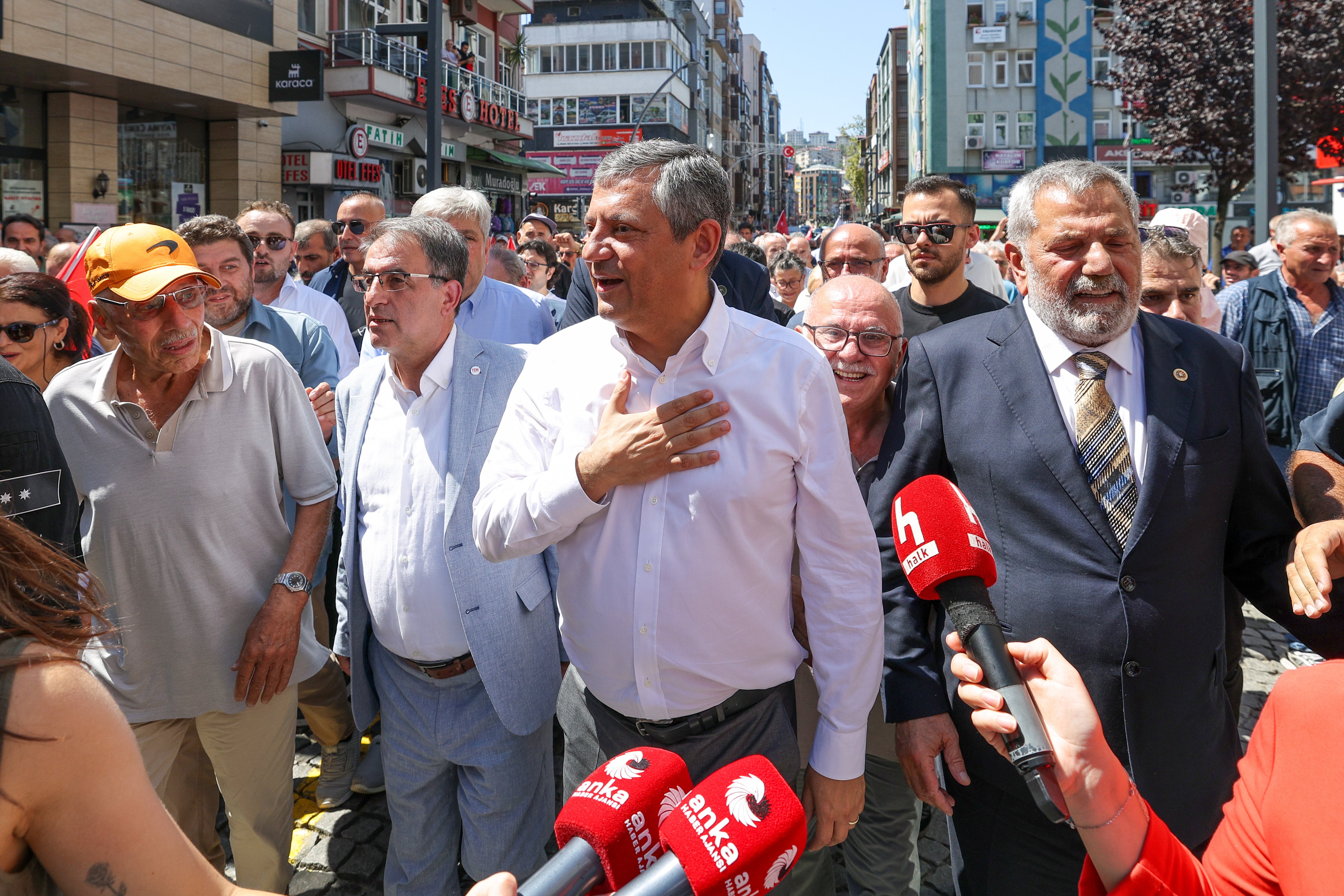 Özgür Özel Rize konuşma