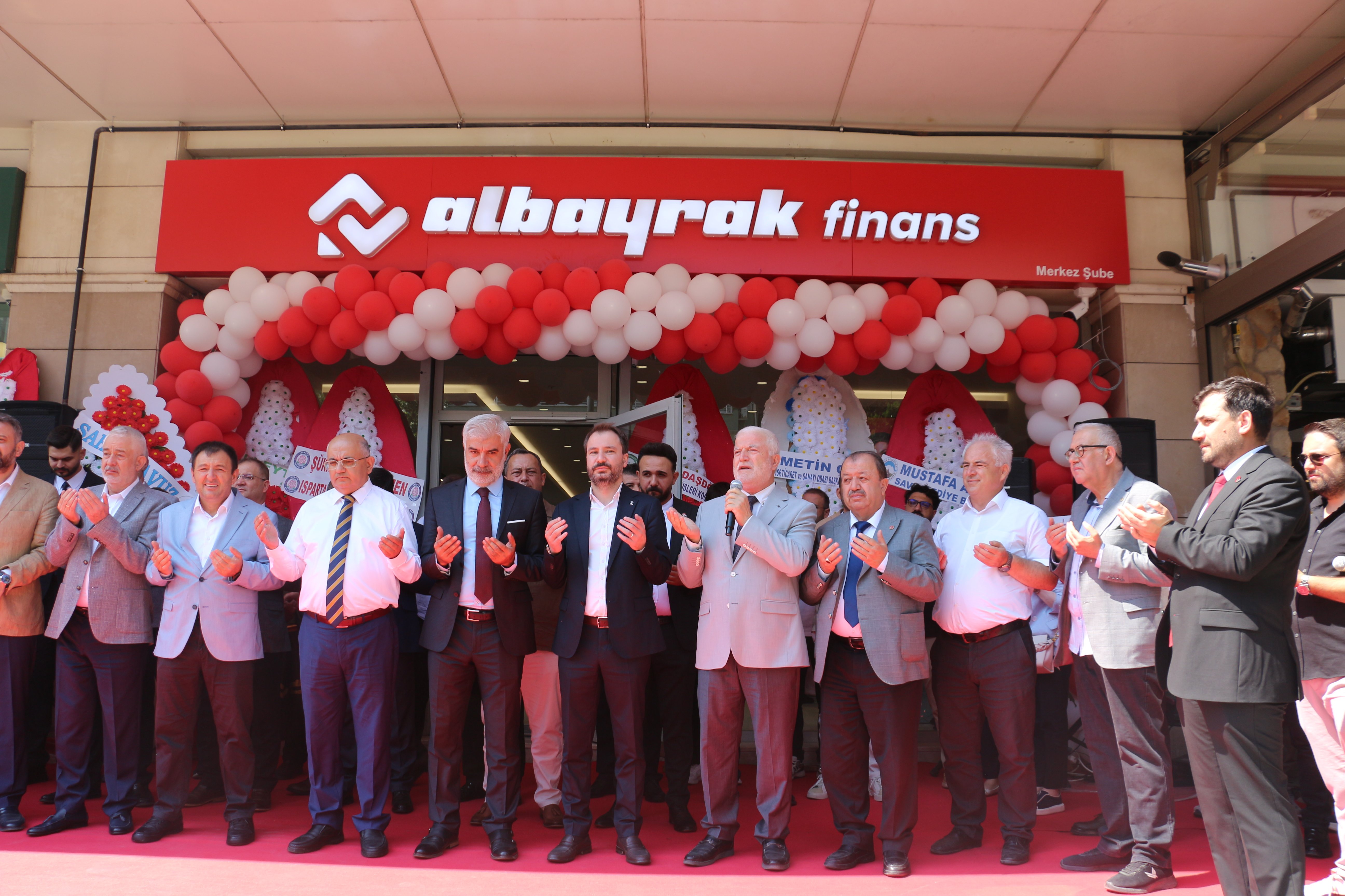 Albayrak Finans Isparta şubesi açılış davetlileri