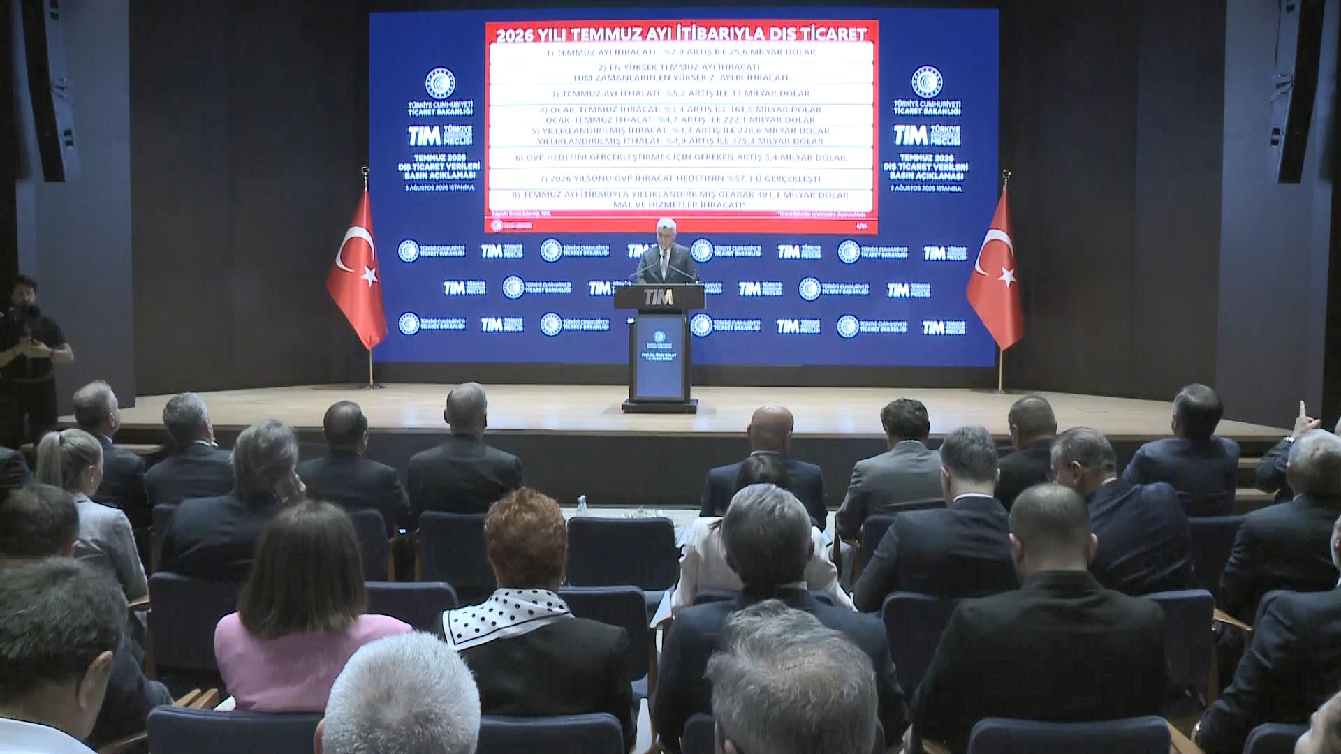 Bakan Bolat ihracat verilerini açıkladı