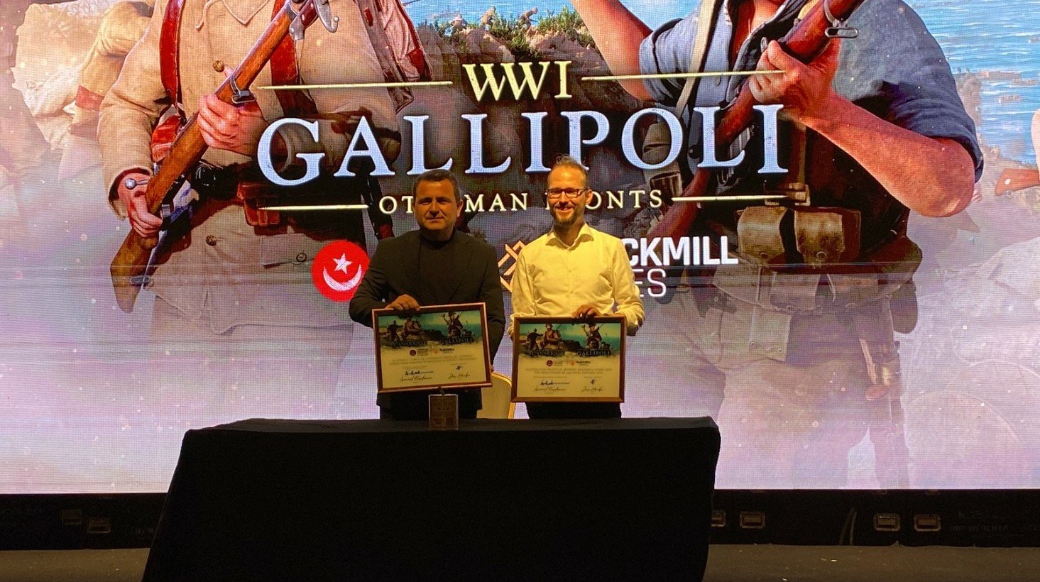 Gallipoli oyunu lansmanı katılımcılar