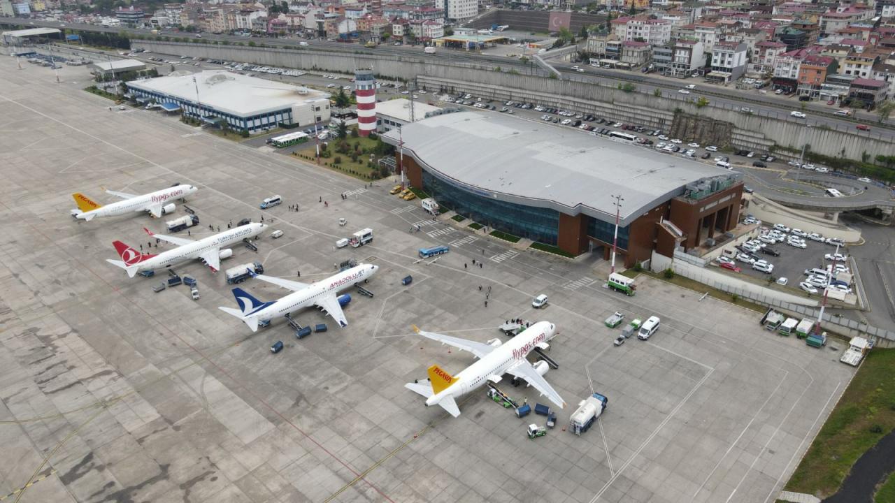 Trabzon Havalimanı dış hat uçuşları