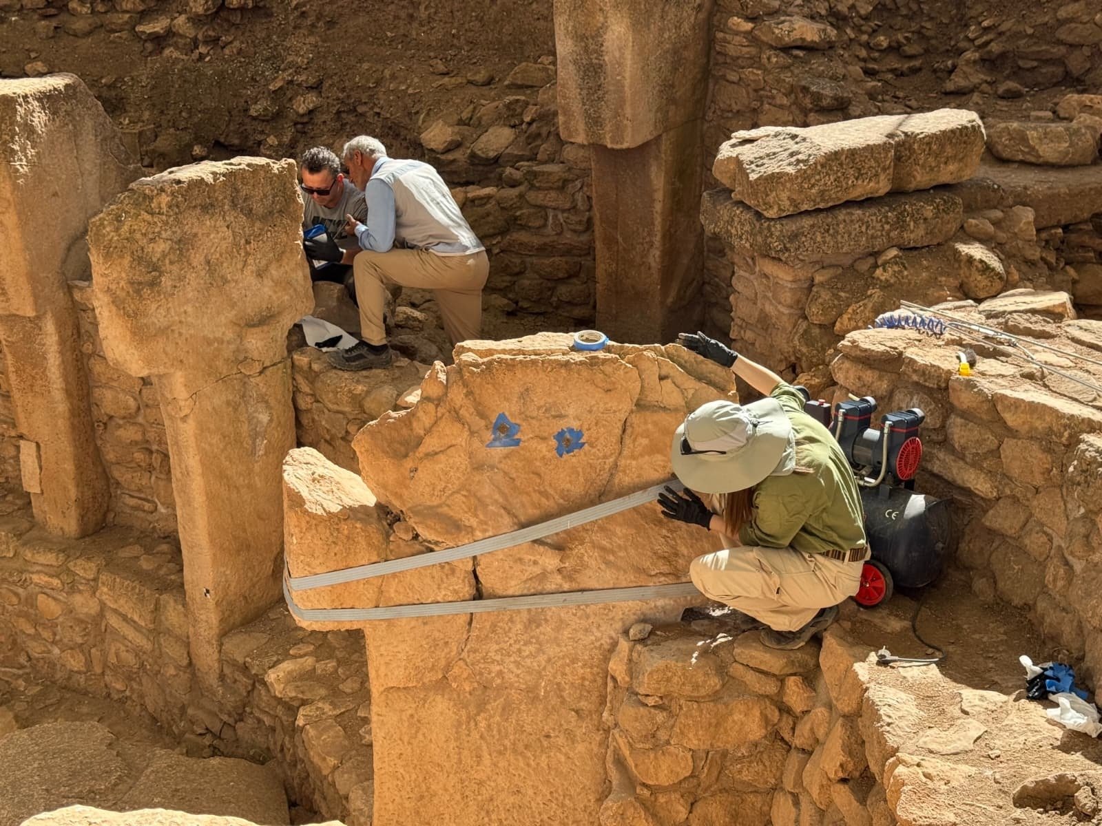 Göbeklitepe kazı alanı görünümü