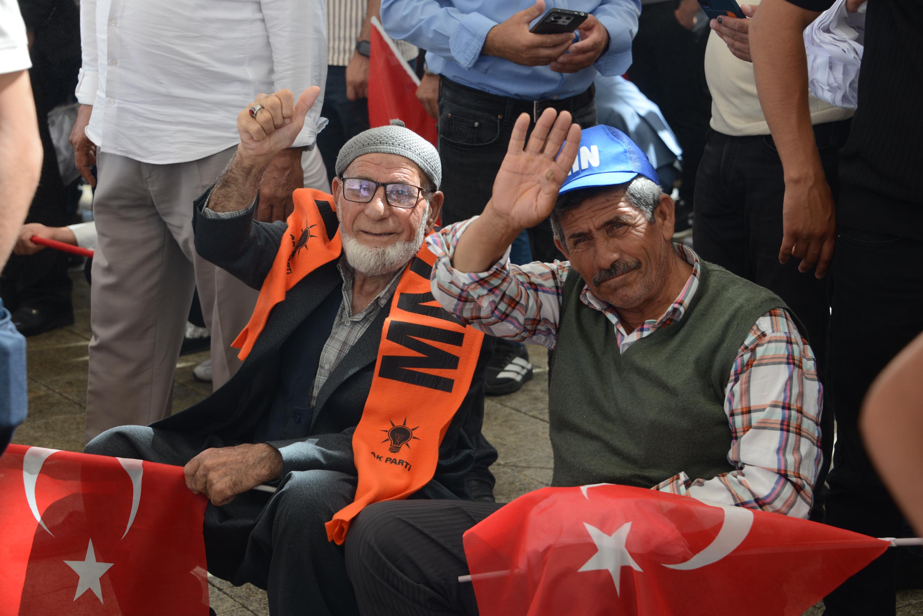 Cumhurbaşkanı Erdoğan ve heyet