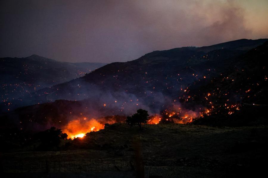 Fransa Var vilayetinde orman yangını