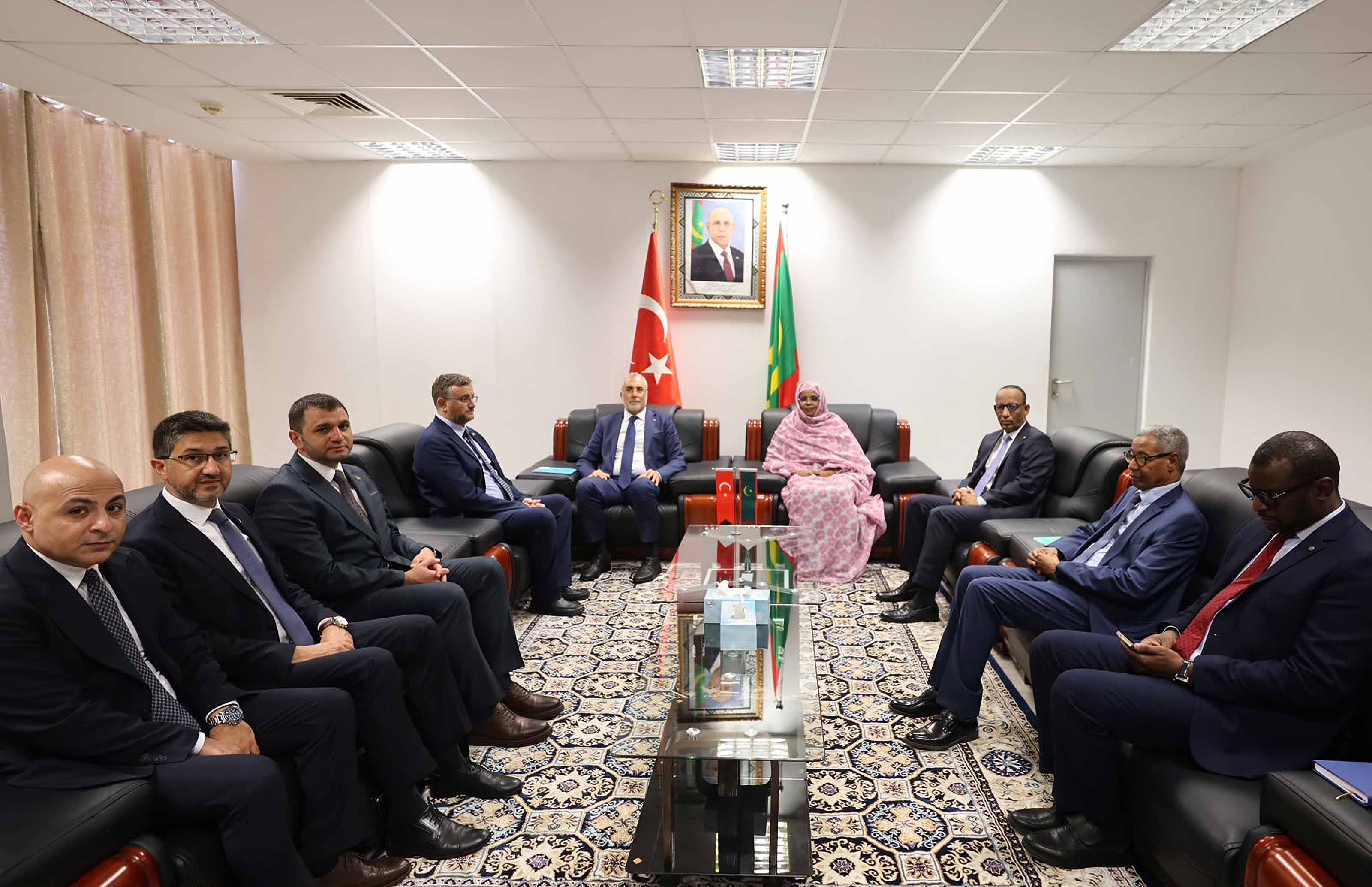 Bakan Işıkhan ve Moritanyalı Bakan görüşmesi