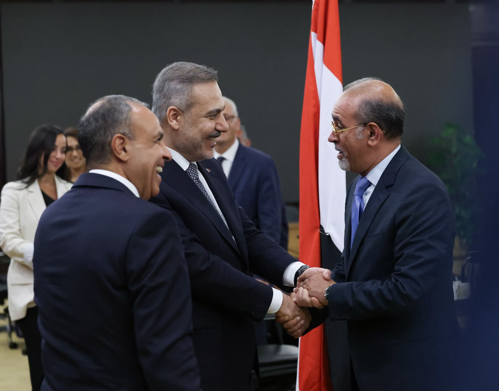 Hakan Fidan ve Bedir Abdülati görüşmesi