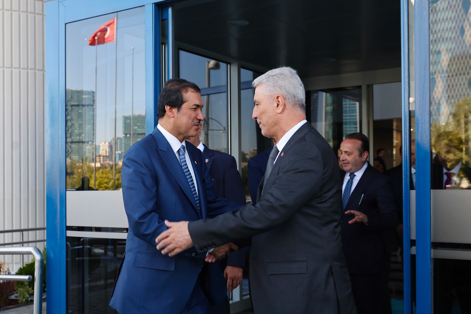 Ticaret Bakanı Ömer Bolat ve Katar Devlet Bakanı Ahmed bin Muhammed Al Sayed görüşmesi