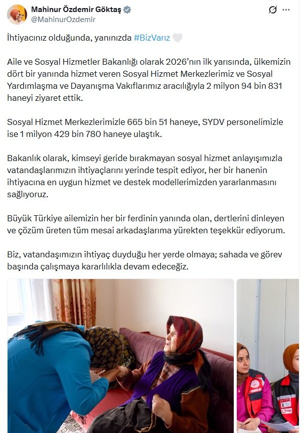 Sosyal yardımlaşma ve dayanışma vakıfları ekipleri