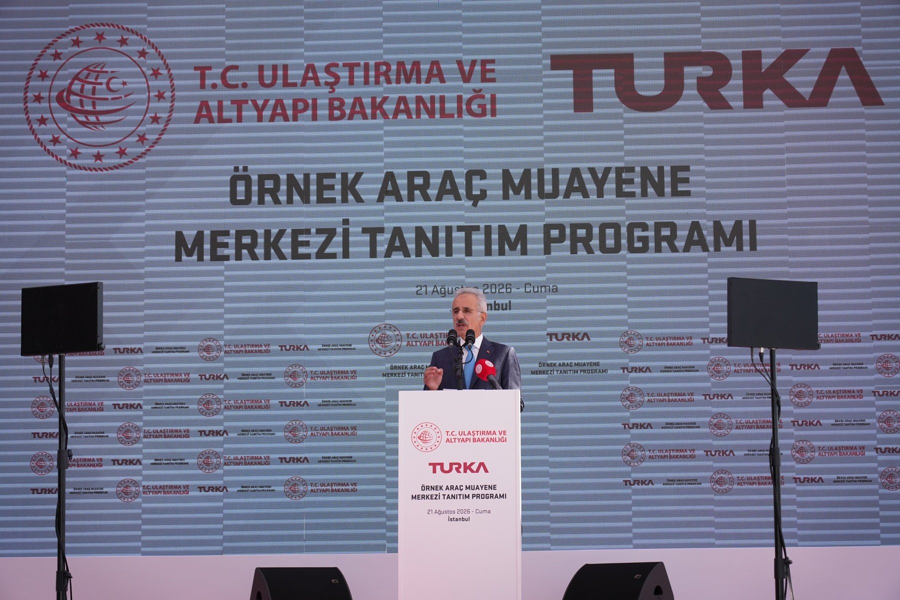 TURKA Yeni Nesil Araç Muayene Örnek Merkezi tanıtımı