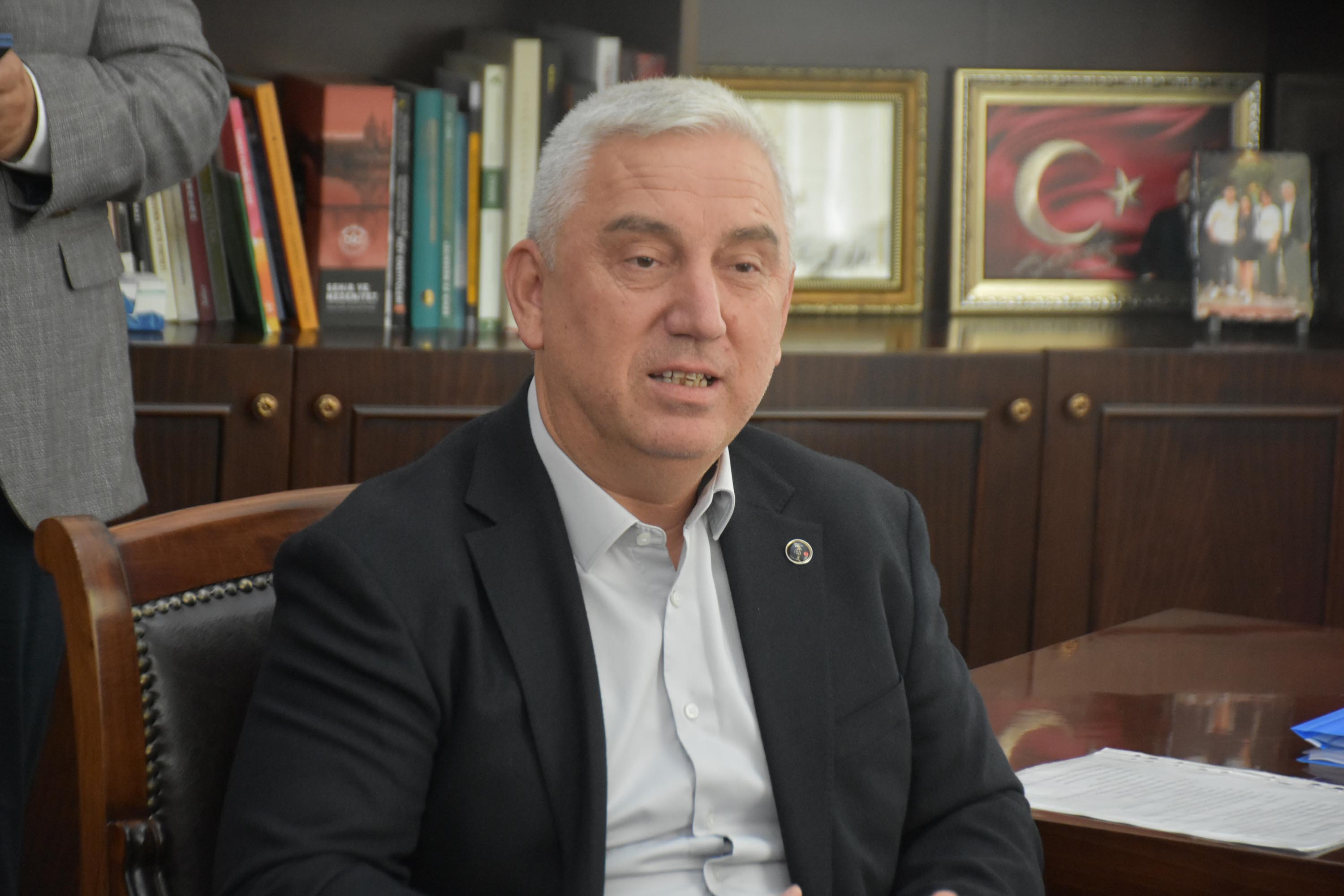 Bergama Belediye Başkanı Tanju Çelik ziyaret