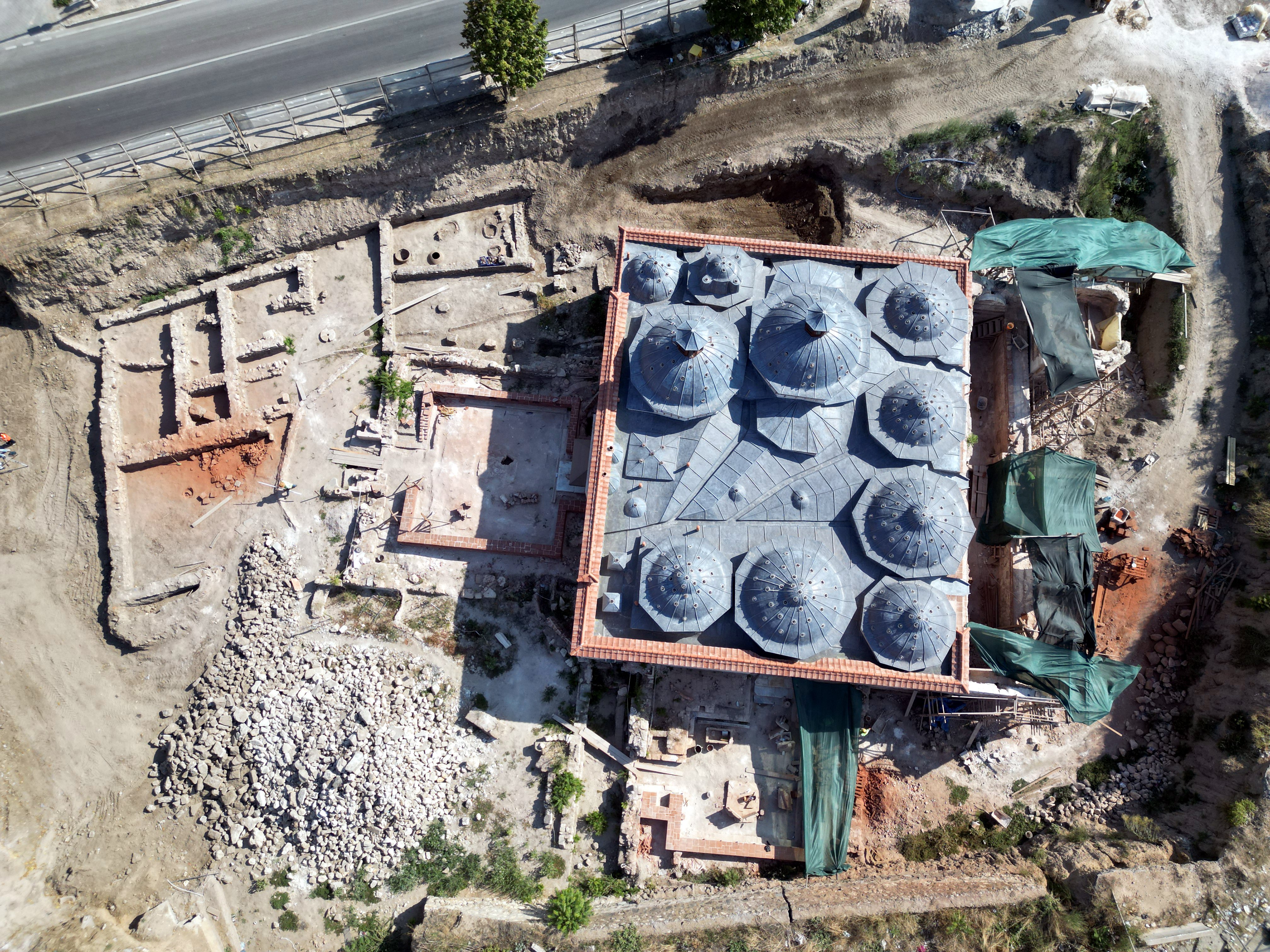 Gazi Mihal Bey Hamamı restorasyon çalışmaları