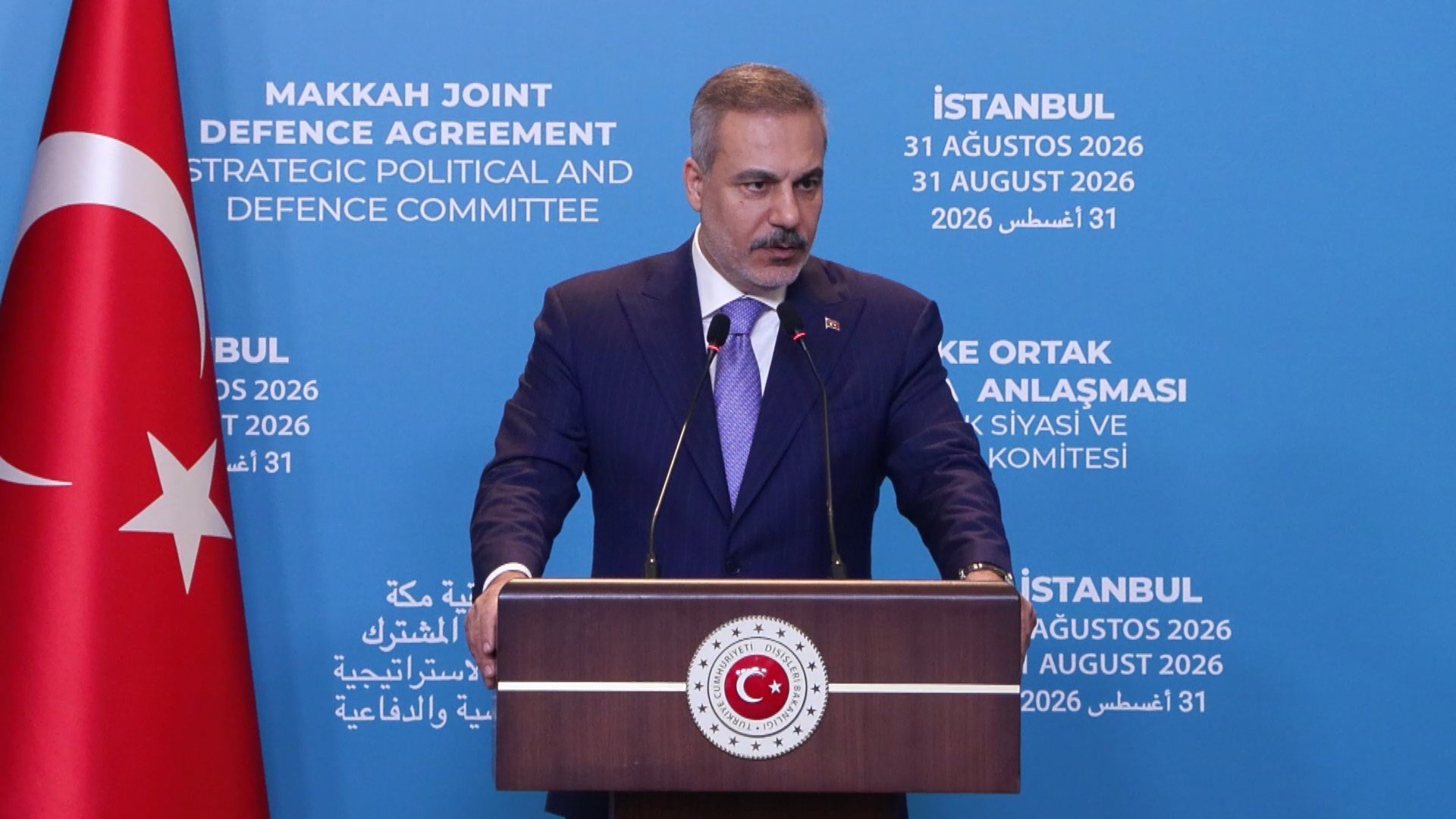 Bakan Fidan Mekke Savunma İttifakı toplantısı