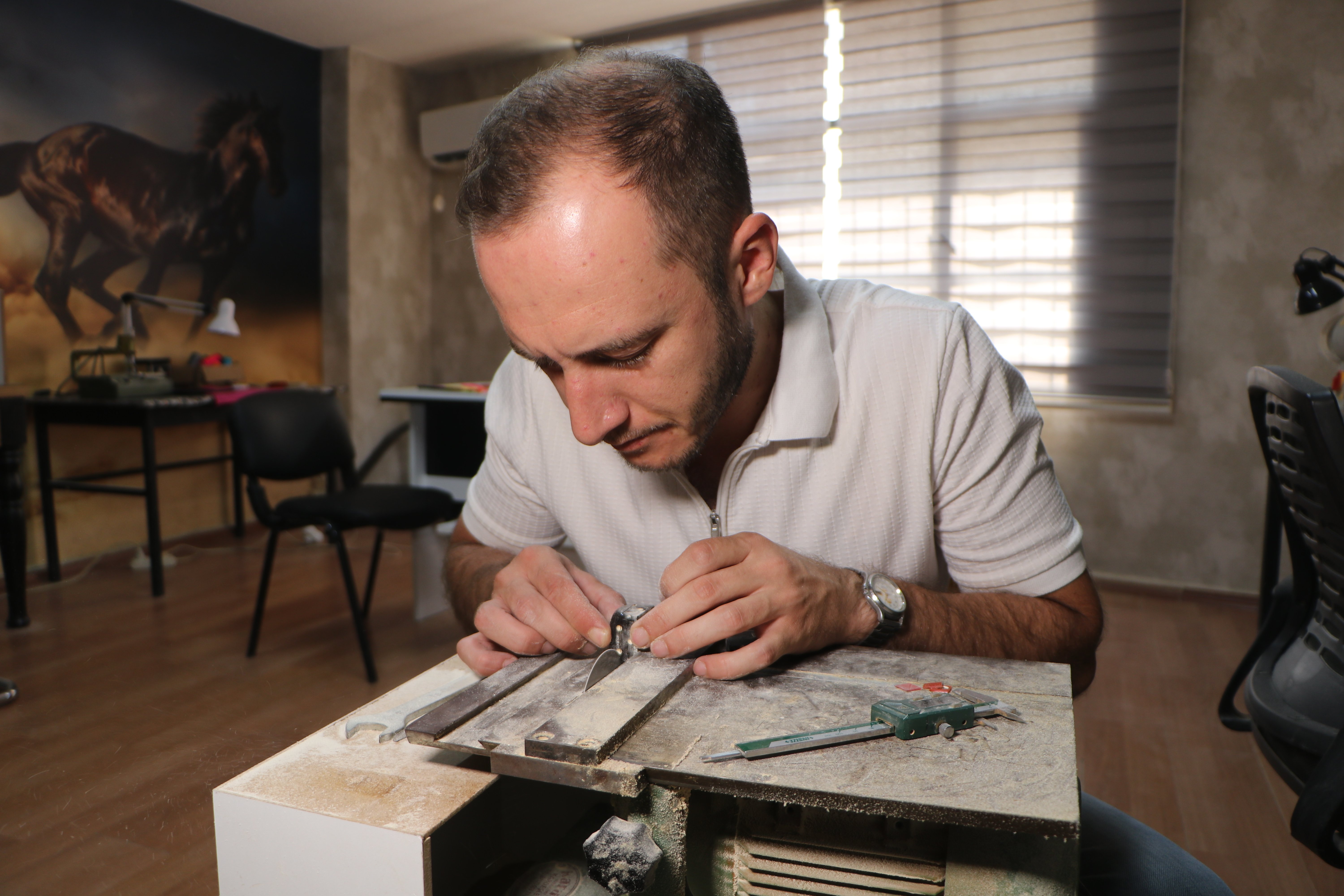 Muhammed Alpaslan Çetin tespih tezgahı