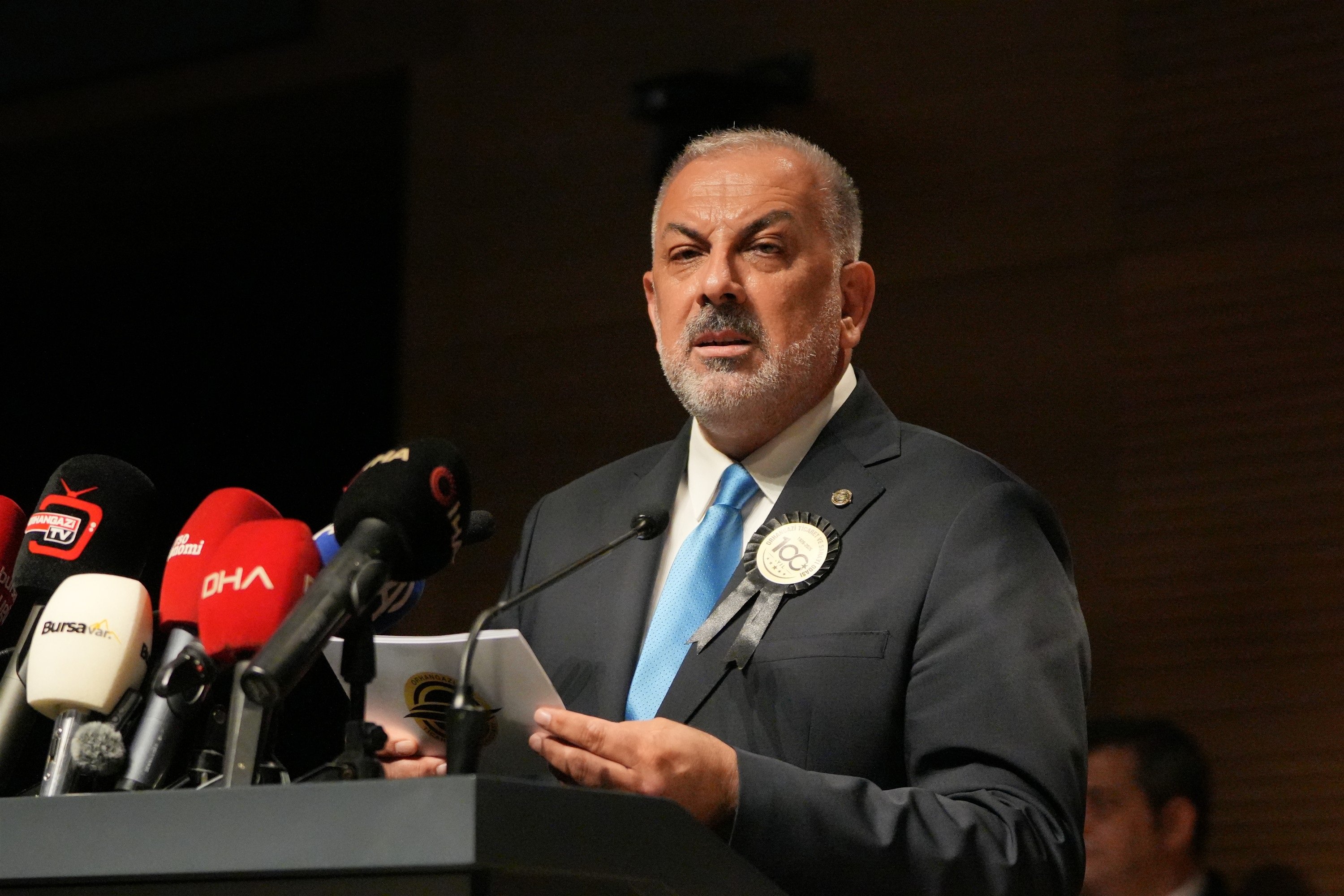 Orhangazi TSO 100. yıl ödül töreni sahne