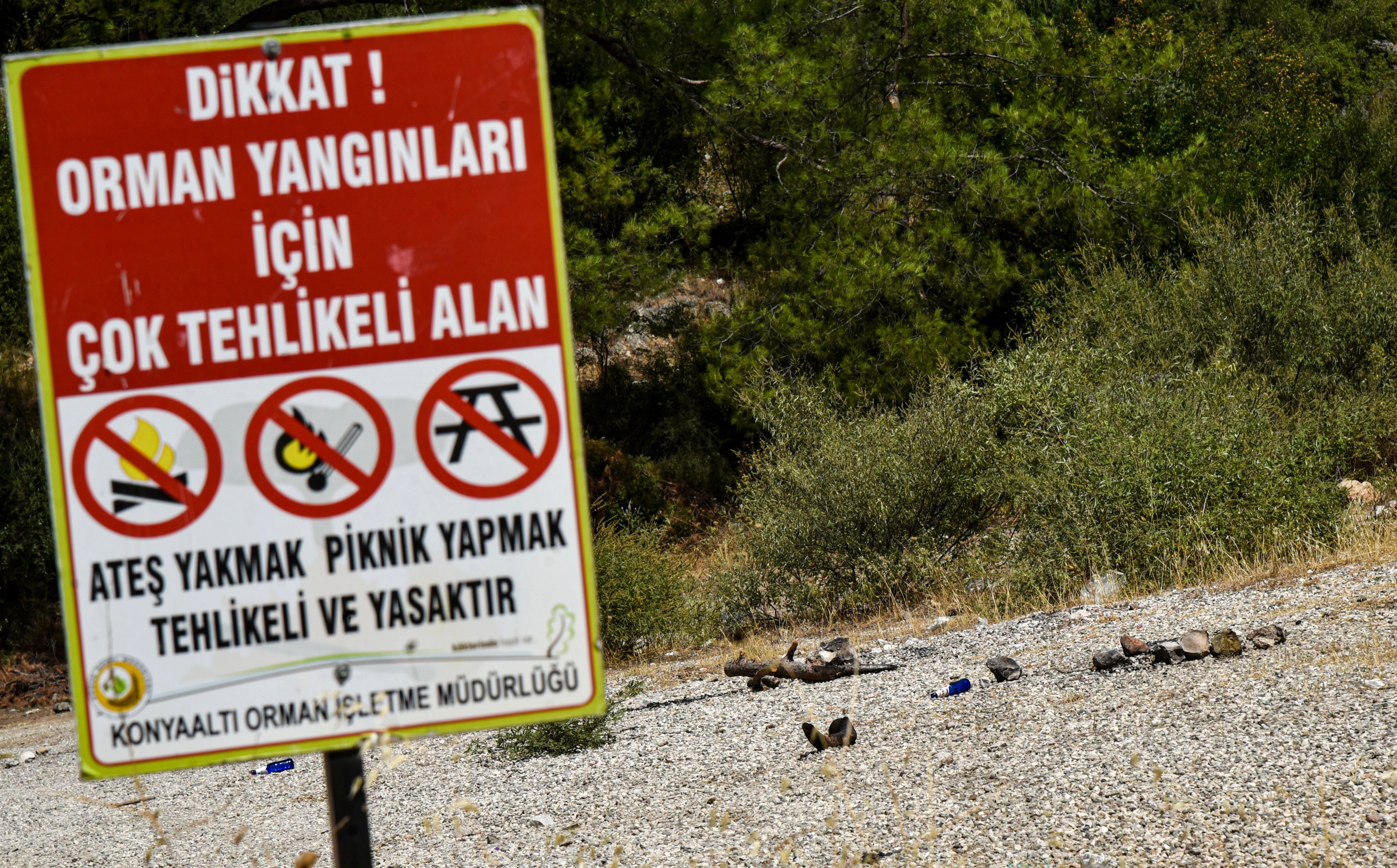 Antalya orman yangını mangal cezası