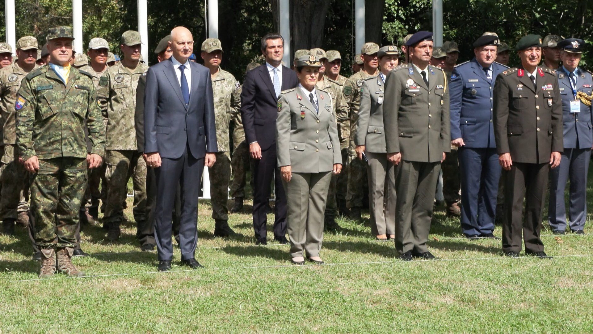 SEEBRIG Komutanlığı tören alanı