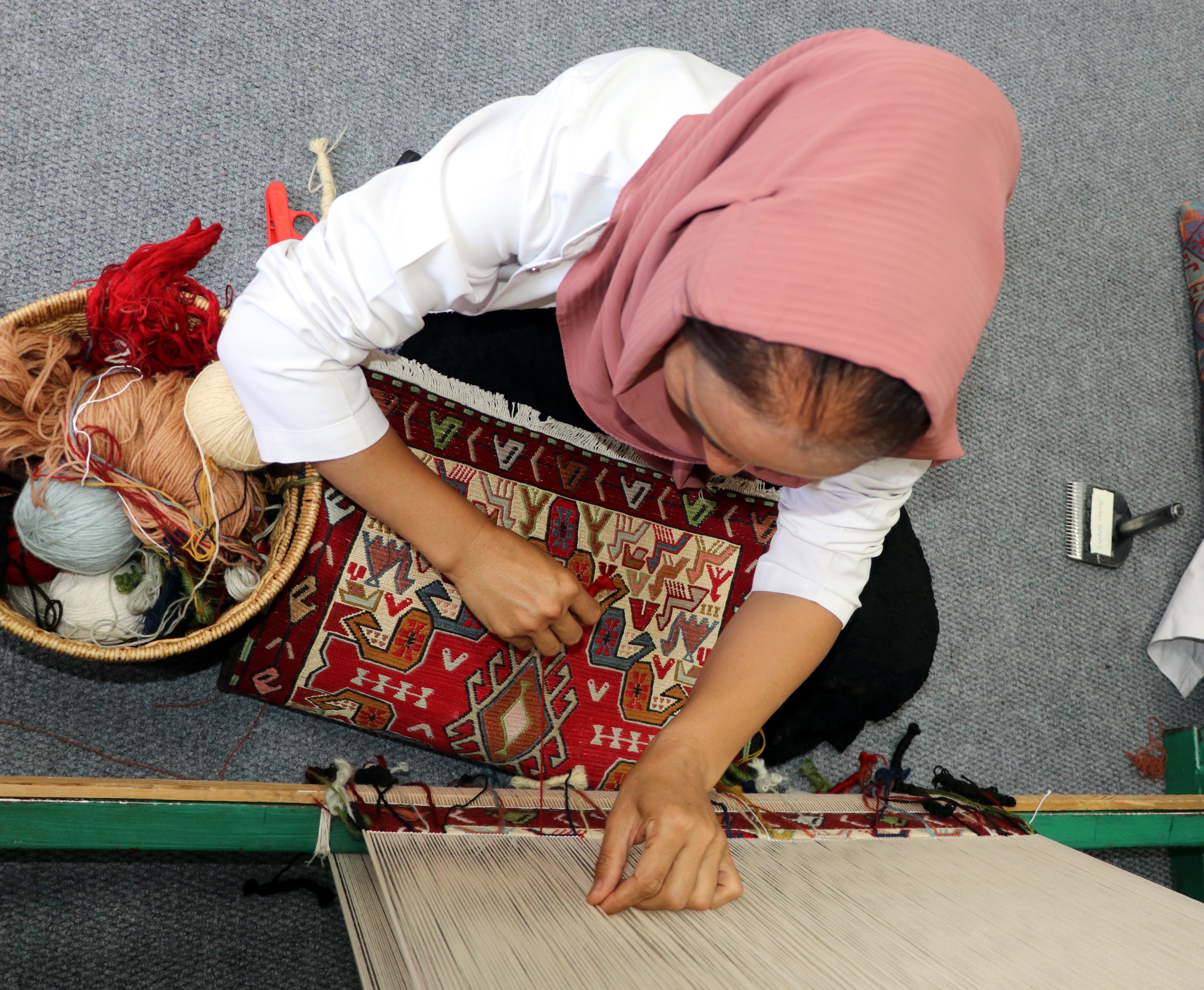 Geleneksel kilim motifleri