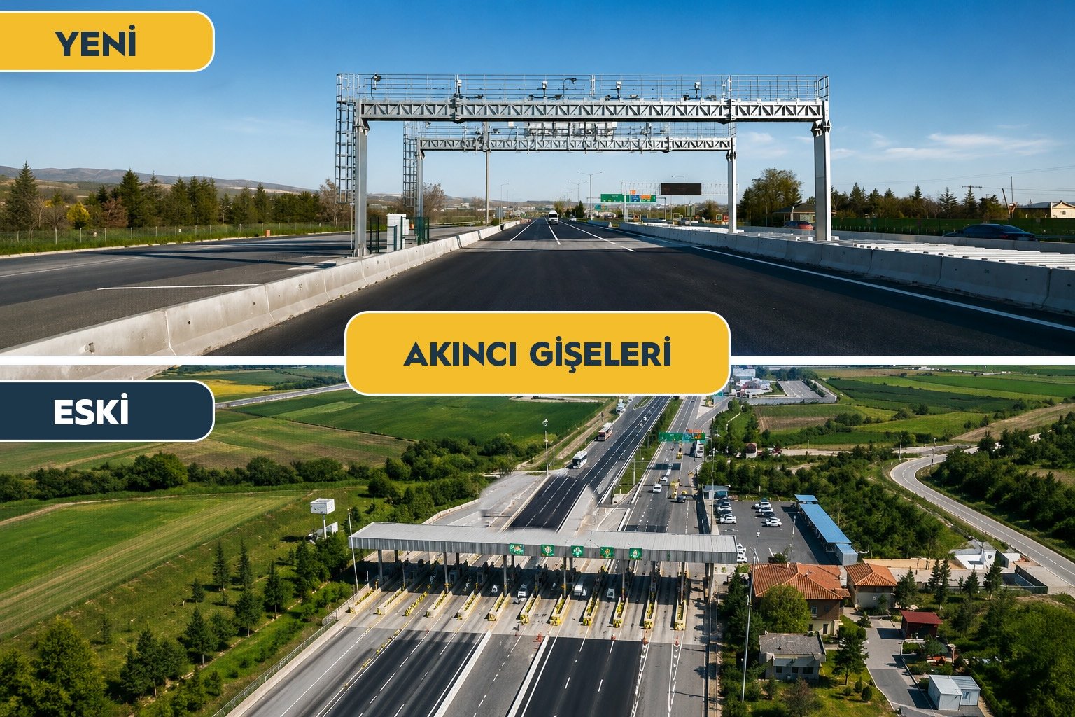 Ulaştırma ve Altyapı Bakanı Abdulkadir Uraloğlu Akıncı Gişeleri Serbest Geçiş Sistemi