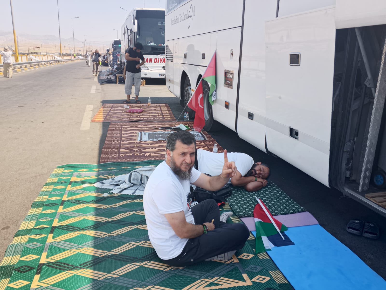 Filistin Konvoyu İbrahim Halil Sınır Kapısı