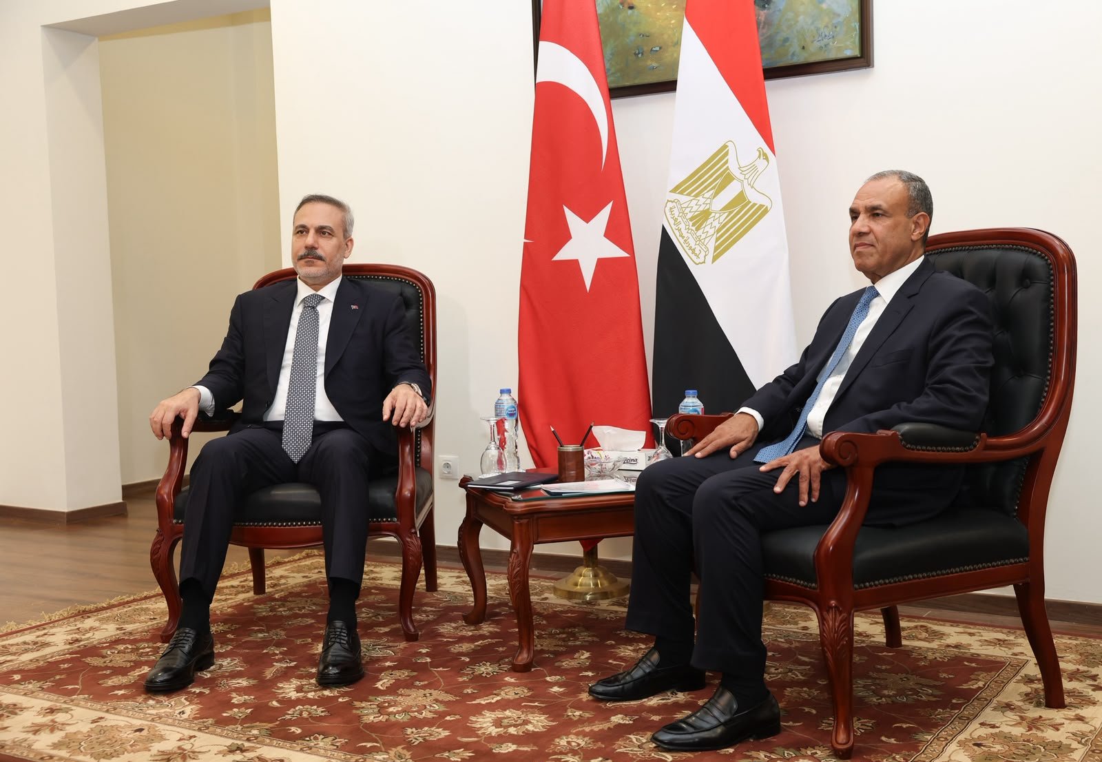 Bakan Fidan ve Mısırlı mevkidaşı Abdülati ile görüşme