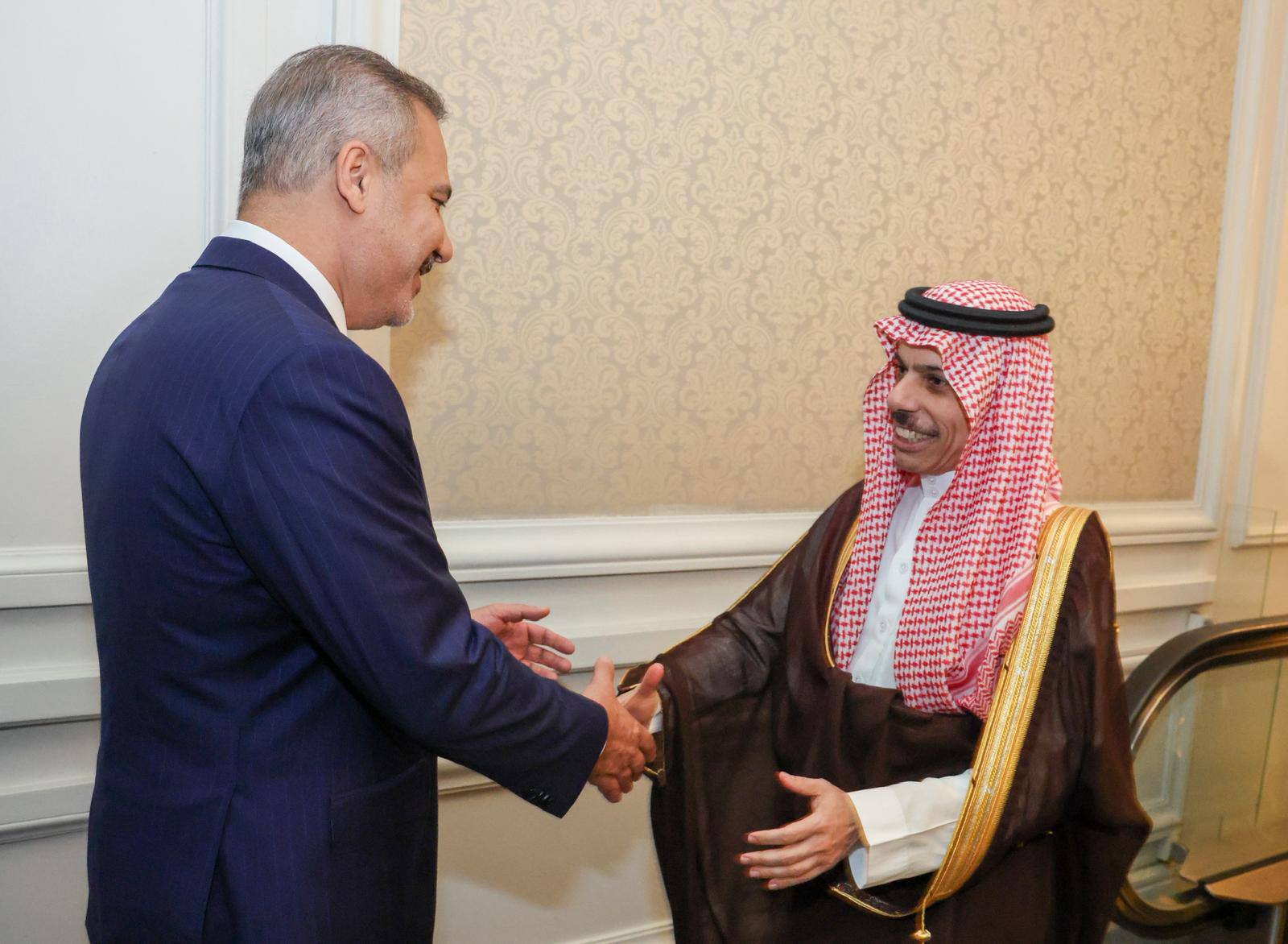 Bakan Fidan ve Faysal bin Ferhan Al Suud görüşmesi