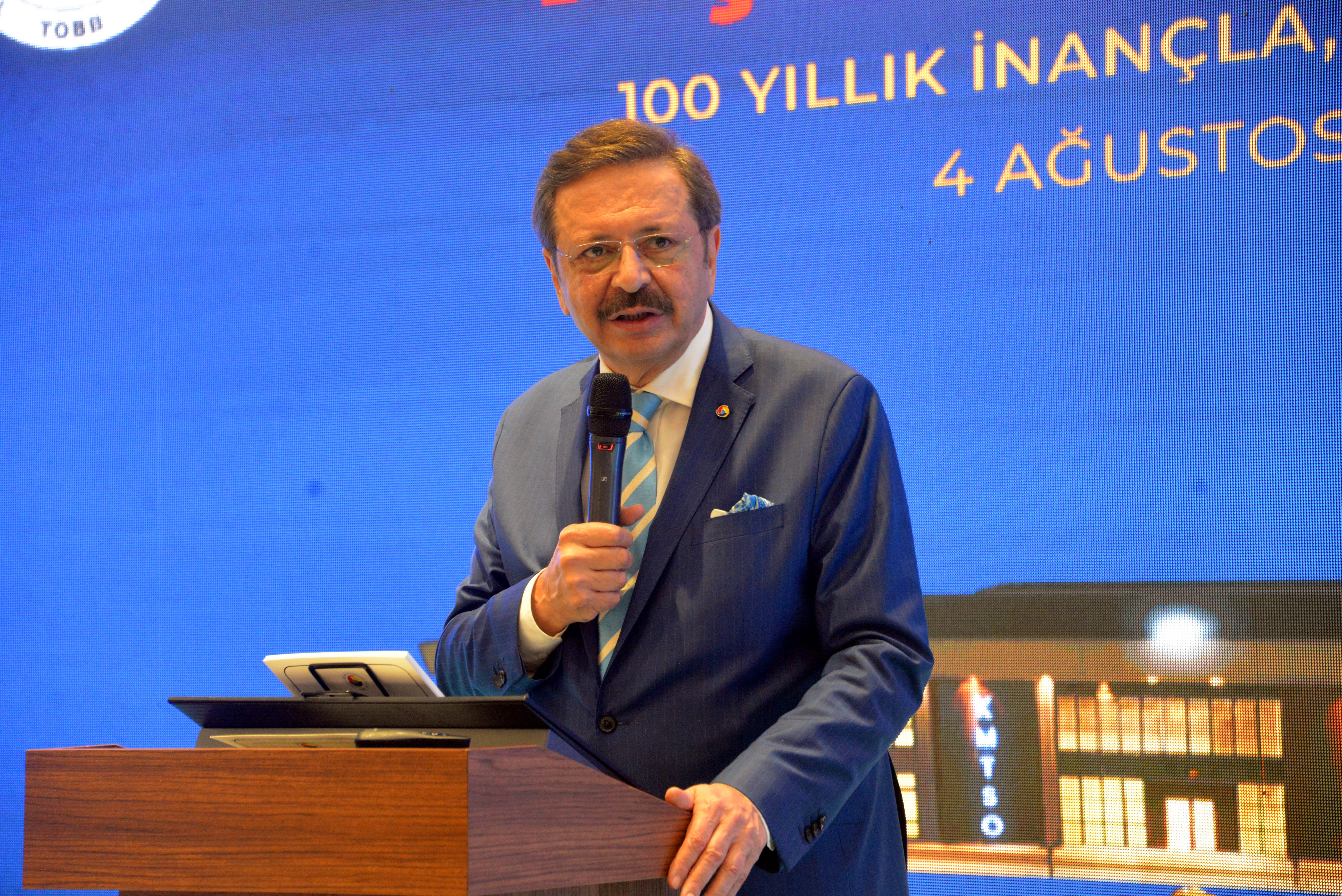 TOBB Başkanı Rifat Hisarcıklıoğlu Kahramanmaraş Sanayi ve Ticaret Odası açılışında