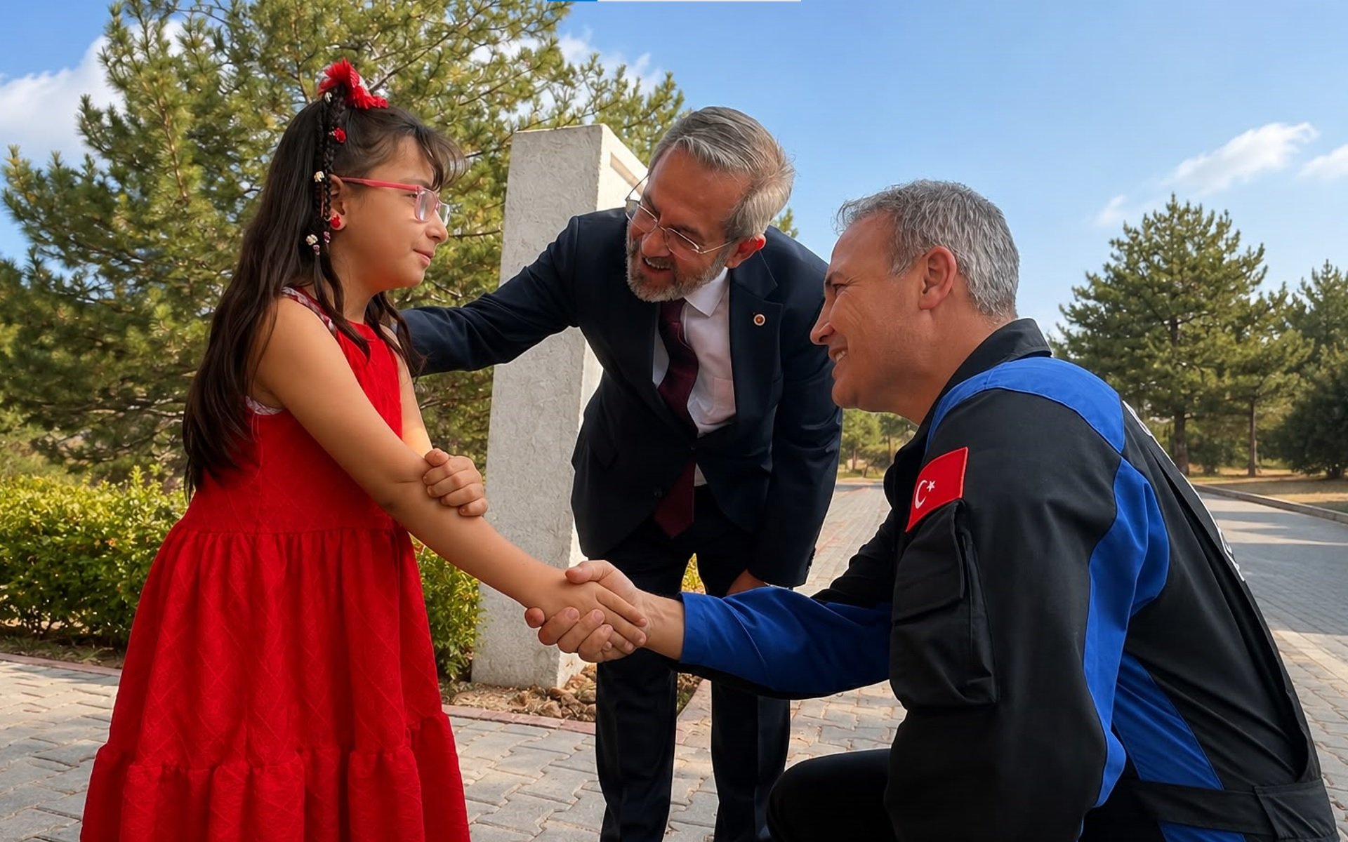 Alper Gezeravcı Fatma Zehra ile sohbet ediyor