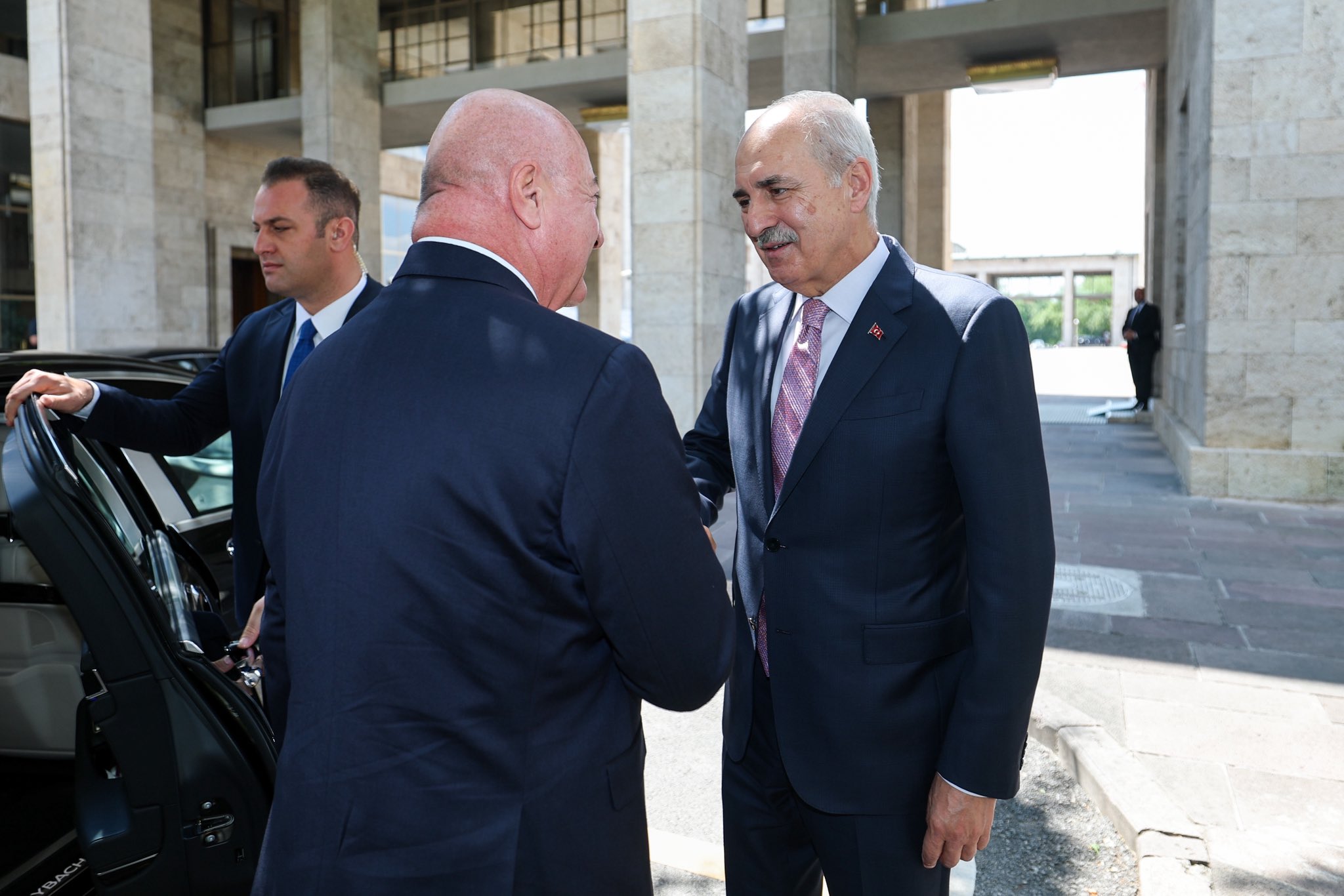 TBMM Başkanı Kurtulmuş ve Avusturya Şansölyesi Stocker