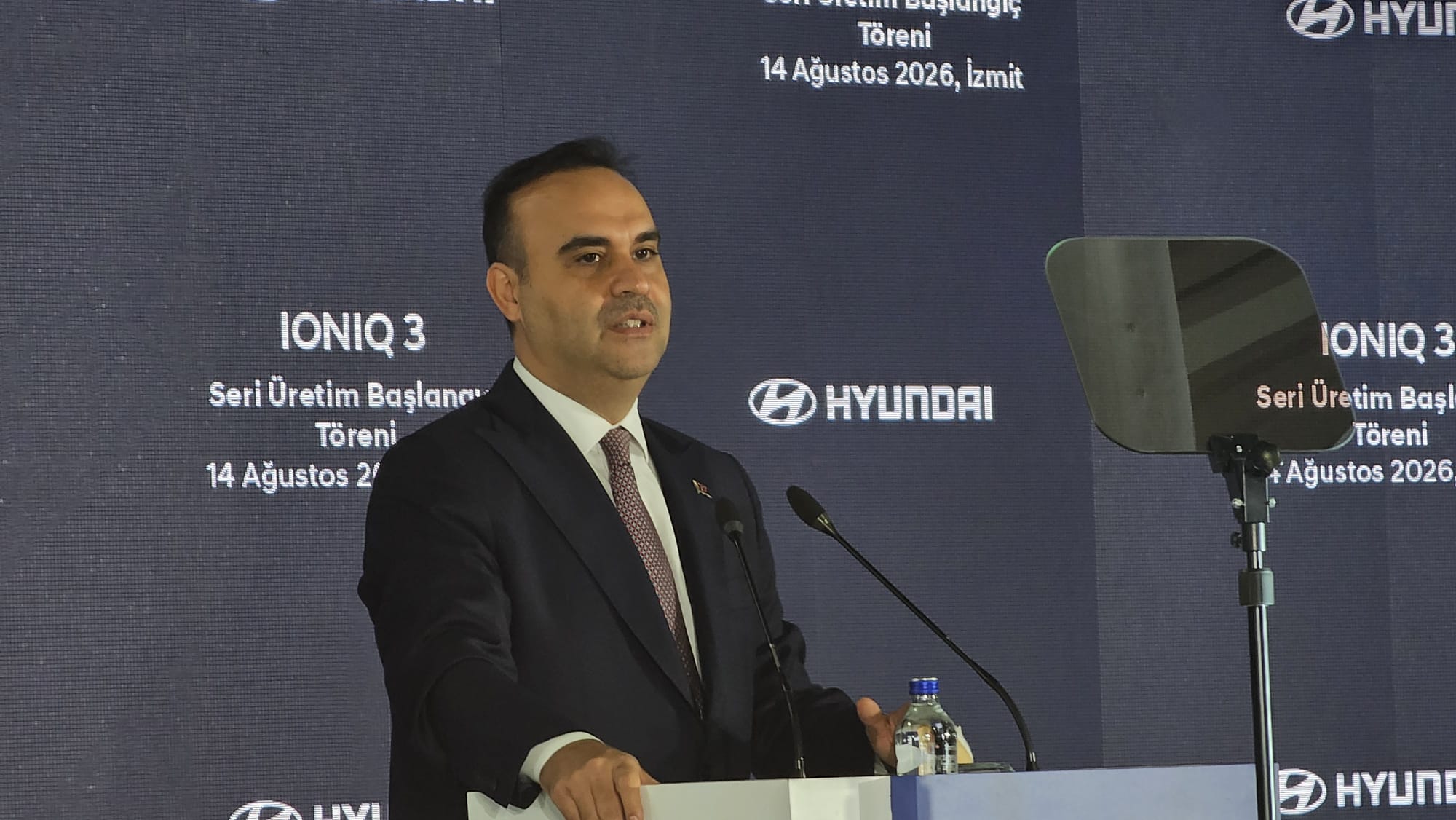 Bakan Kacır Hyundai IONIQ 3 Seri Üretim Başlangıç Töreni