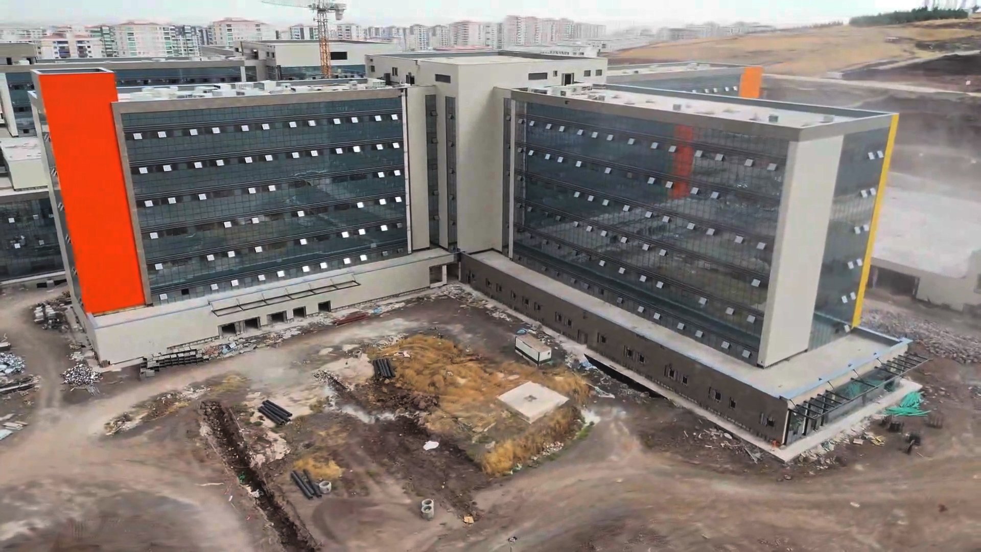 Kayapınar Şehir Hastanesi inşaatı