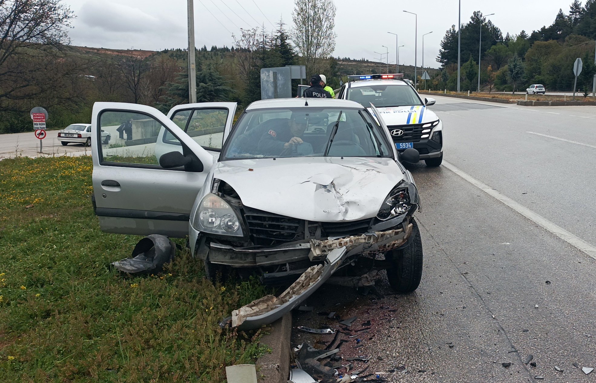 Trafik kazası yaya çarpma