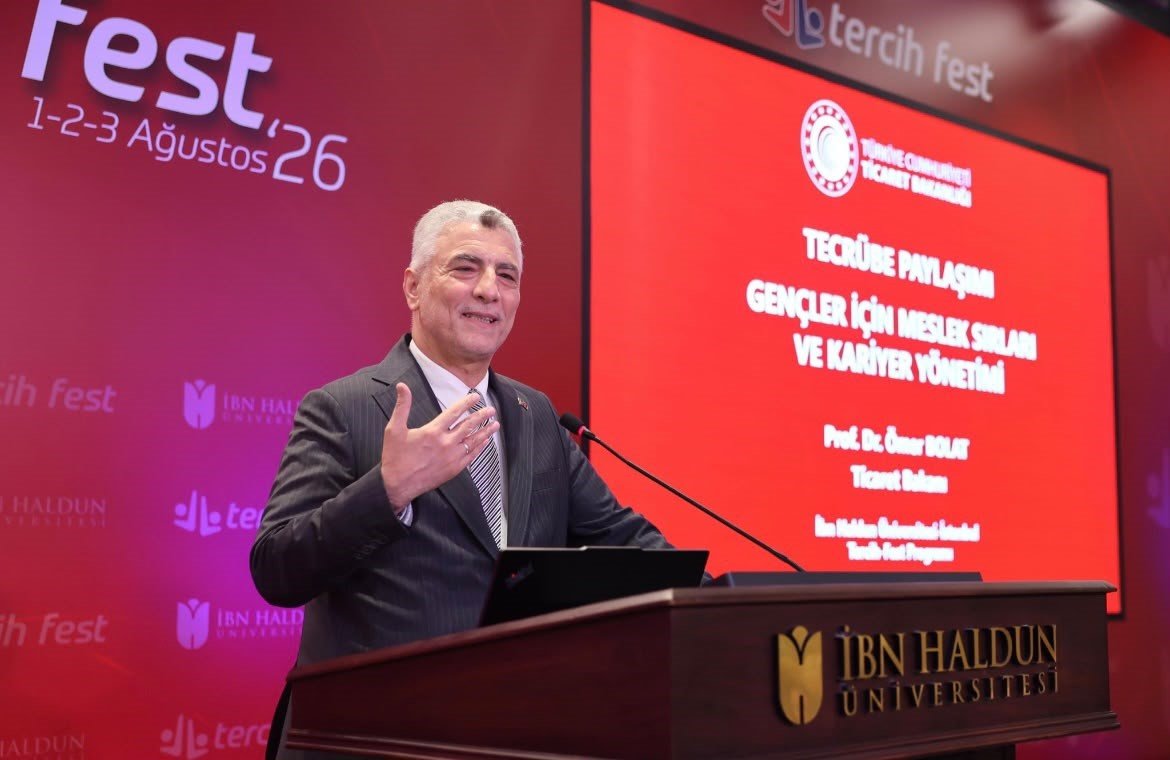 Ticaret Bakanı Ömer Bolat TercihFest 26 programında konuşuyor