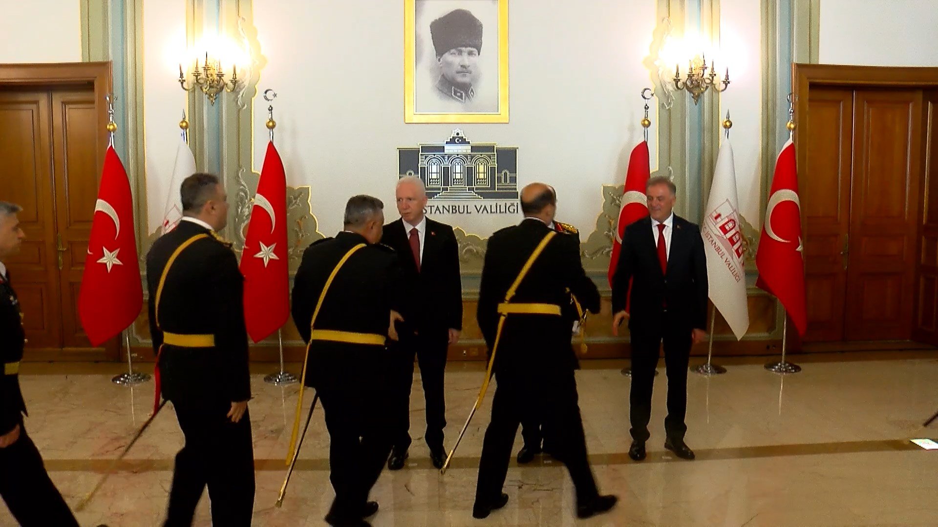 30 Ağustos Zafer Bayramı tebrikleri kabul töreni