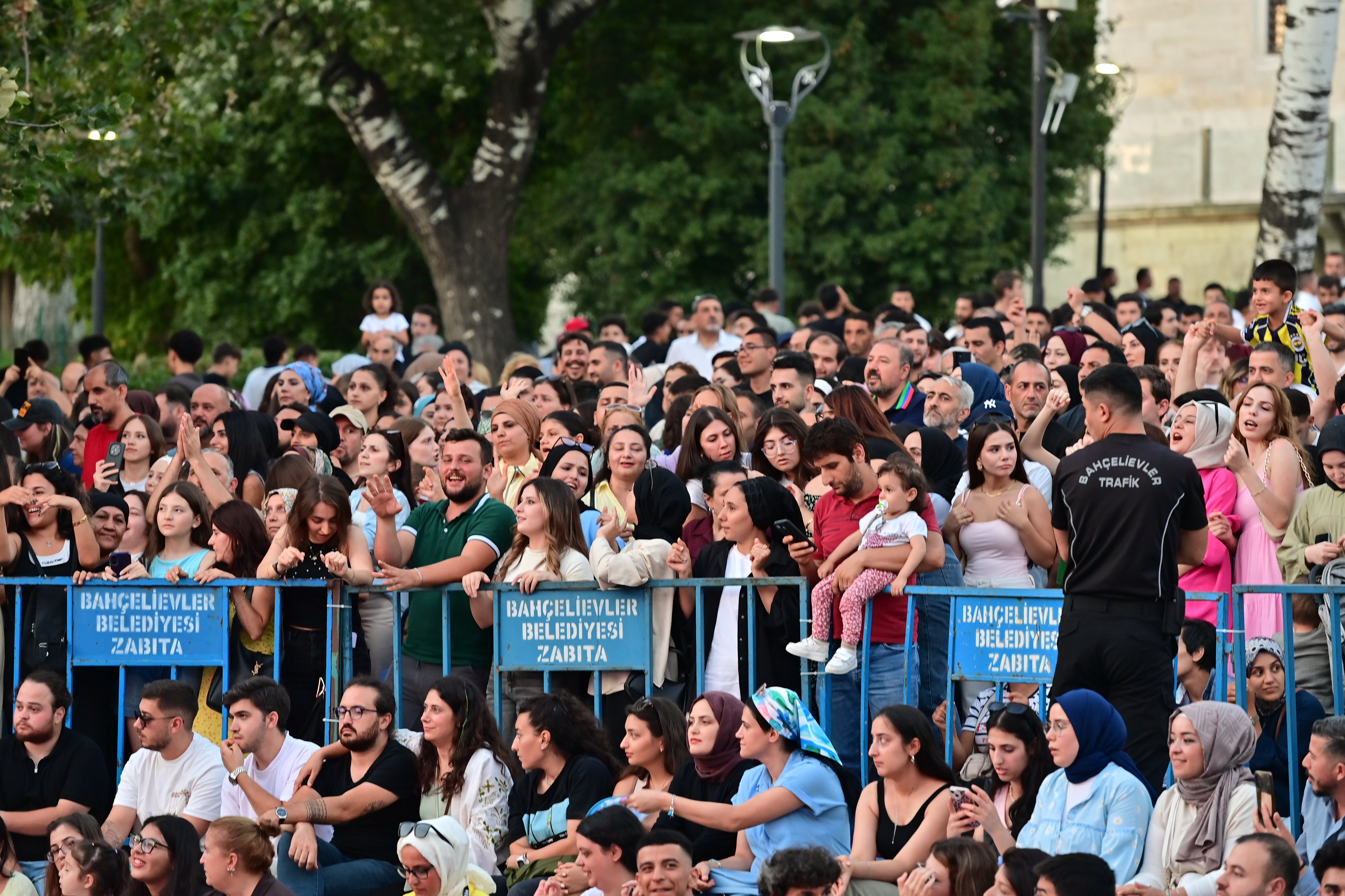 Konser alanından genel görünüm