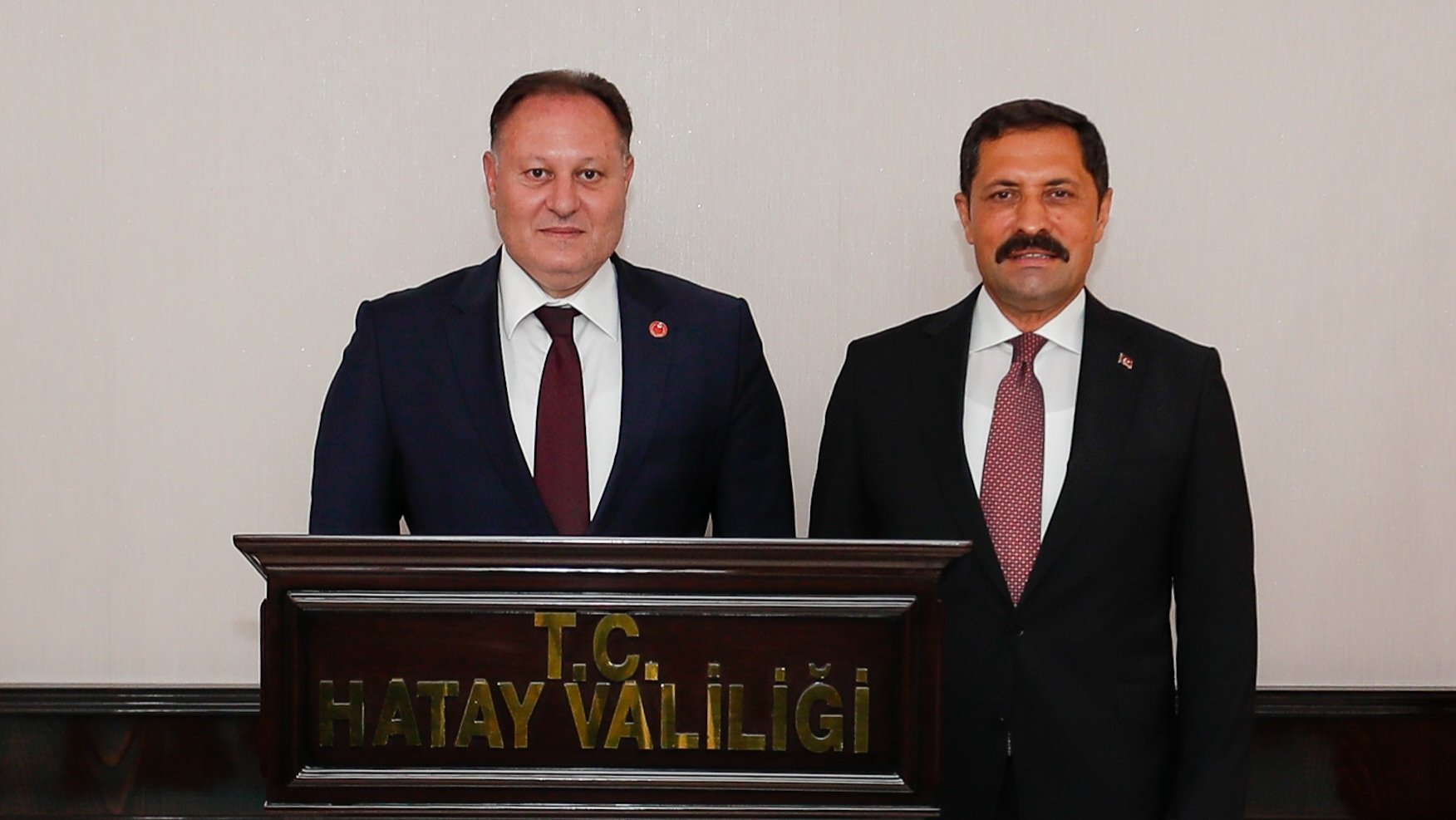 KKTC Meclis Başkanı Ziya Öztürkler Hatay Valiliği ziyareti