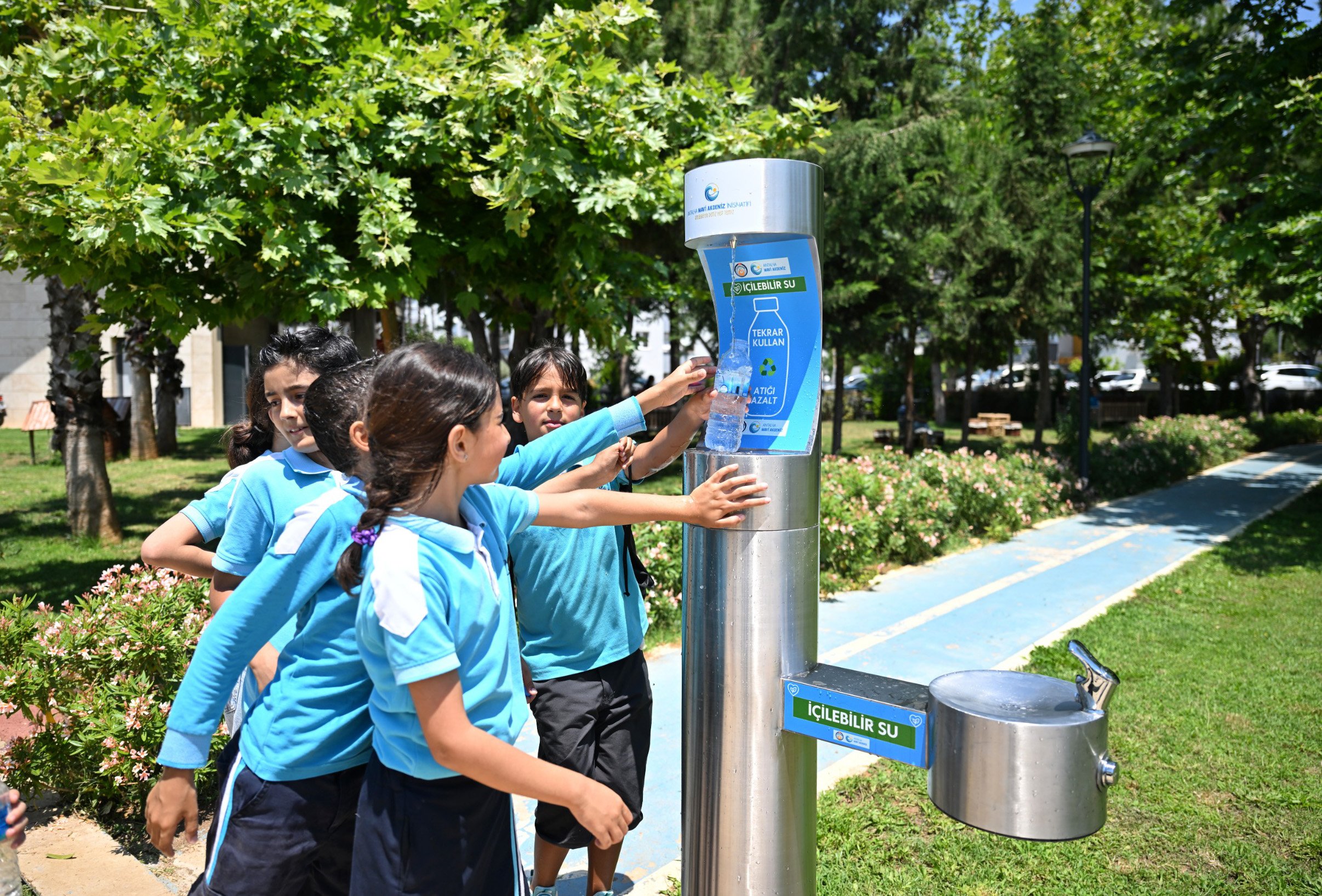 Denizden toplanan plastik atıklar