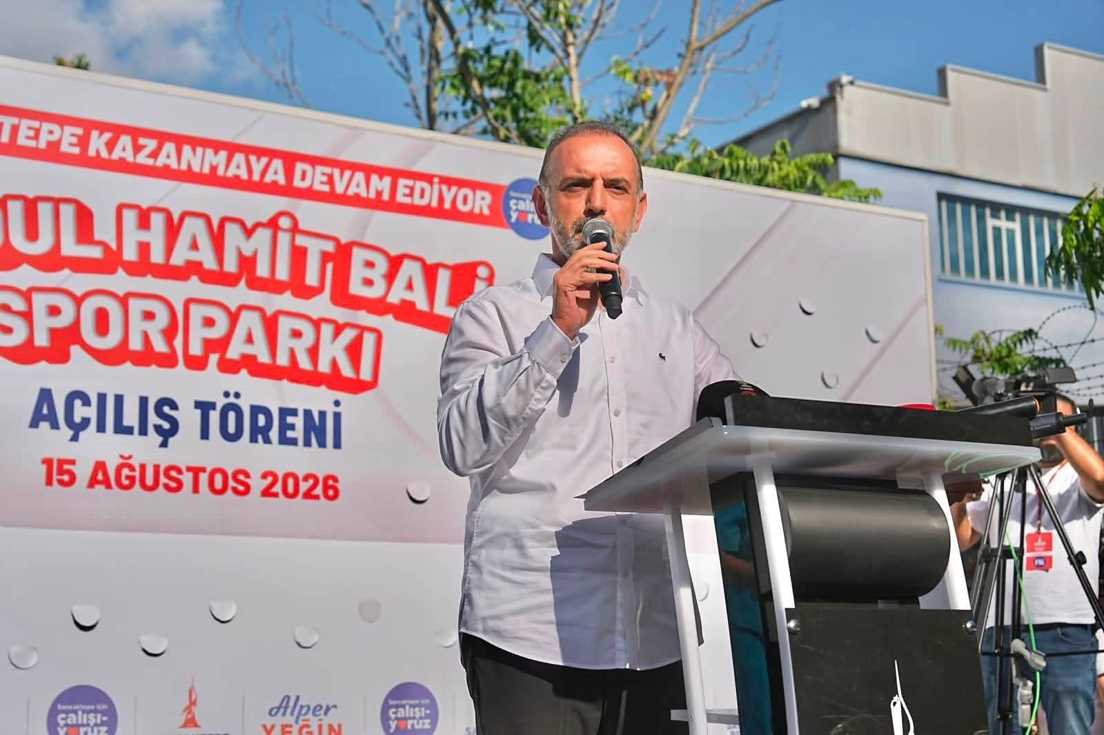 Abdülhamit Bali Spor Parkı açılışı